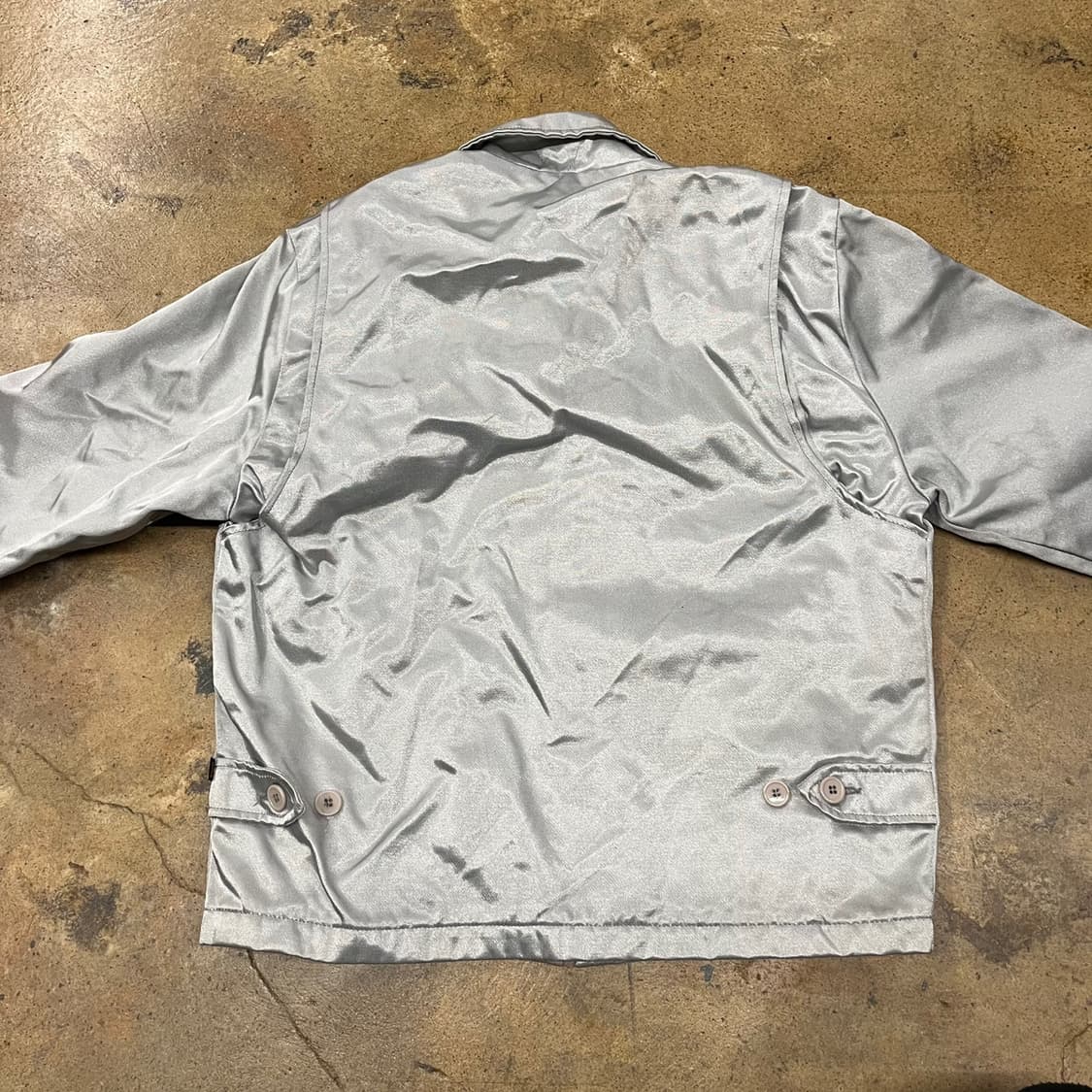 [정품/38] 알파인더스트리 실버 봄버 자켓 b17 상품이미지4