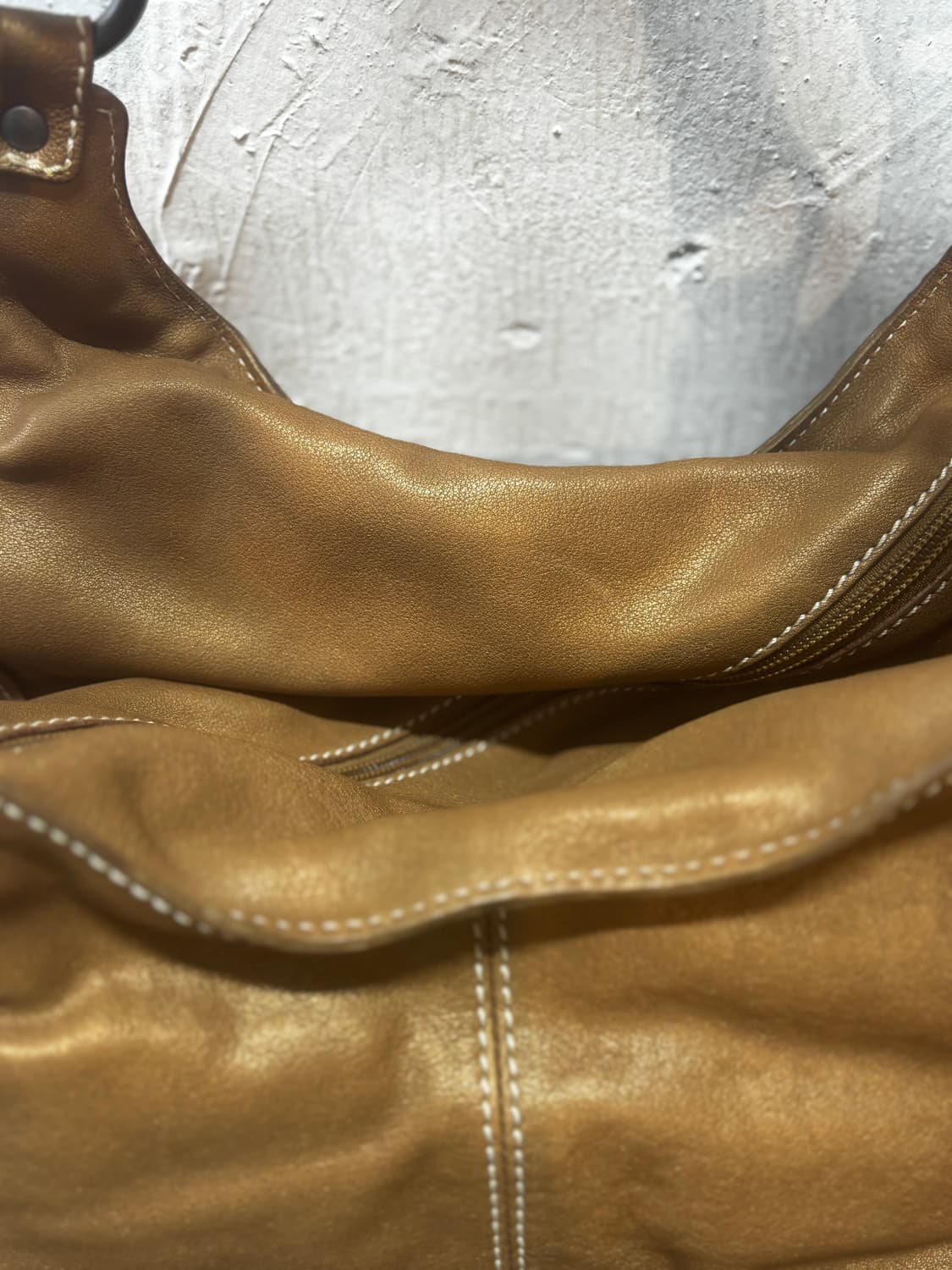 FRANCESCO BIASIA 빈티지 레더 숄더백 상품이미지8