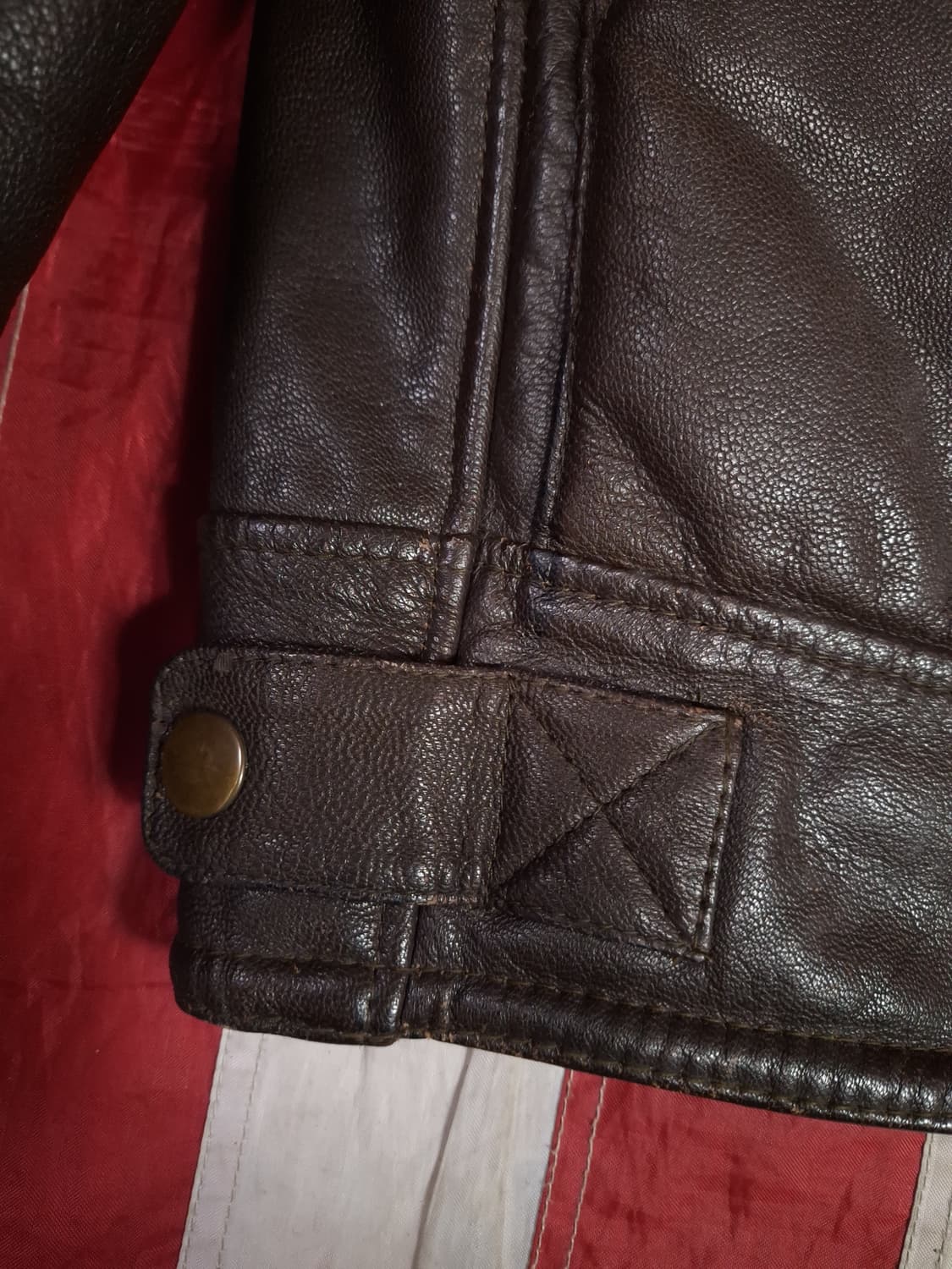 오리지날 70's Sears 레더샵 리얼레더 무스탕 상품이미지8