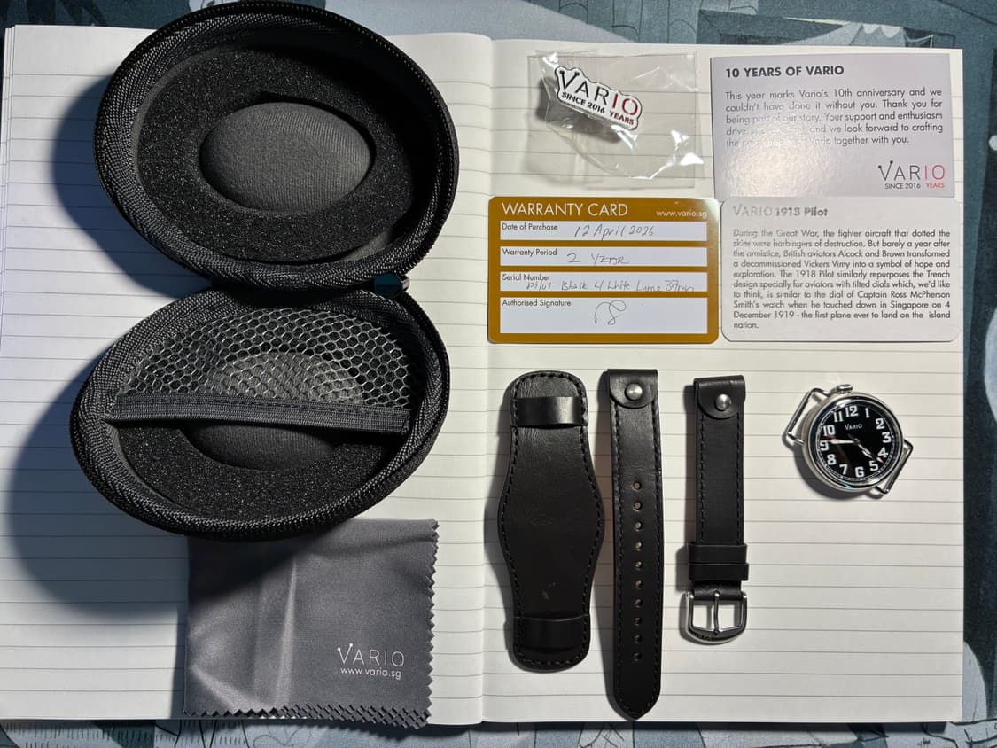 Vario 1918 pilot black 37mm 상품이미지3