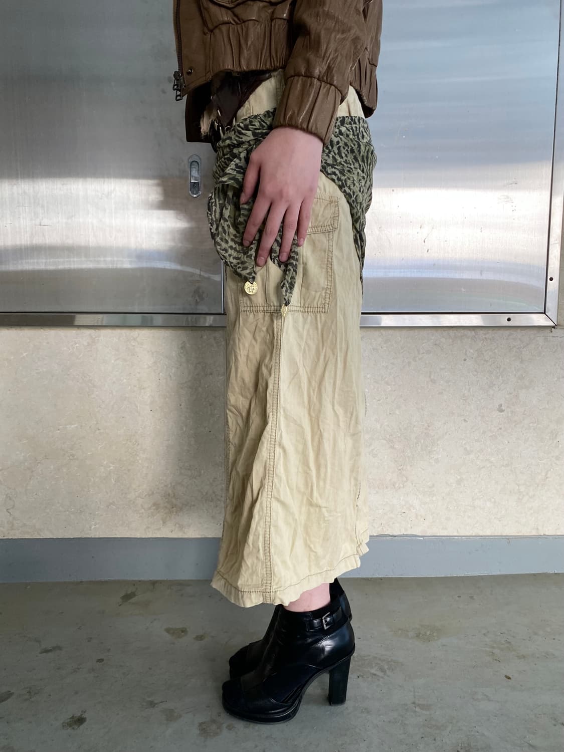[CECIL McBee]2000s Beige Zip 고아 GOA 상품이미지2