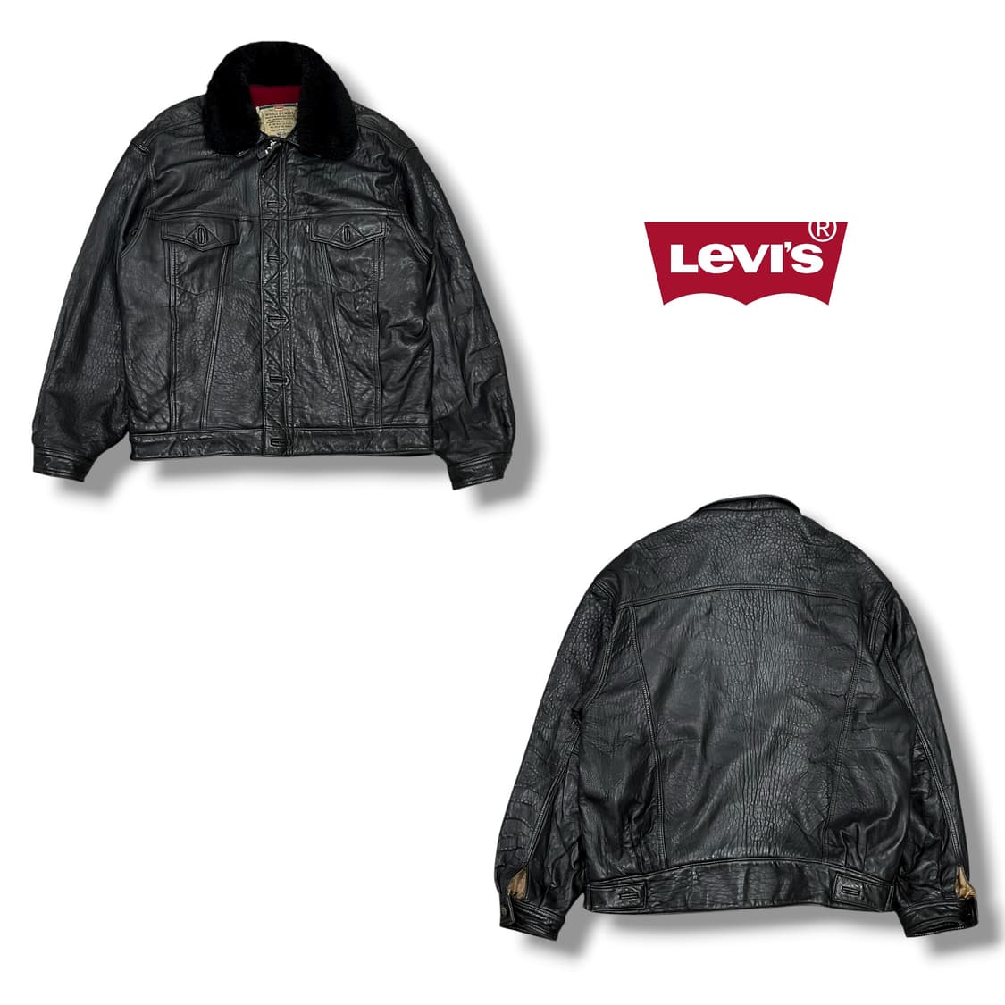 리바이스 A-2 레더 자켓 s08603 상품이미지1