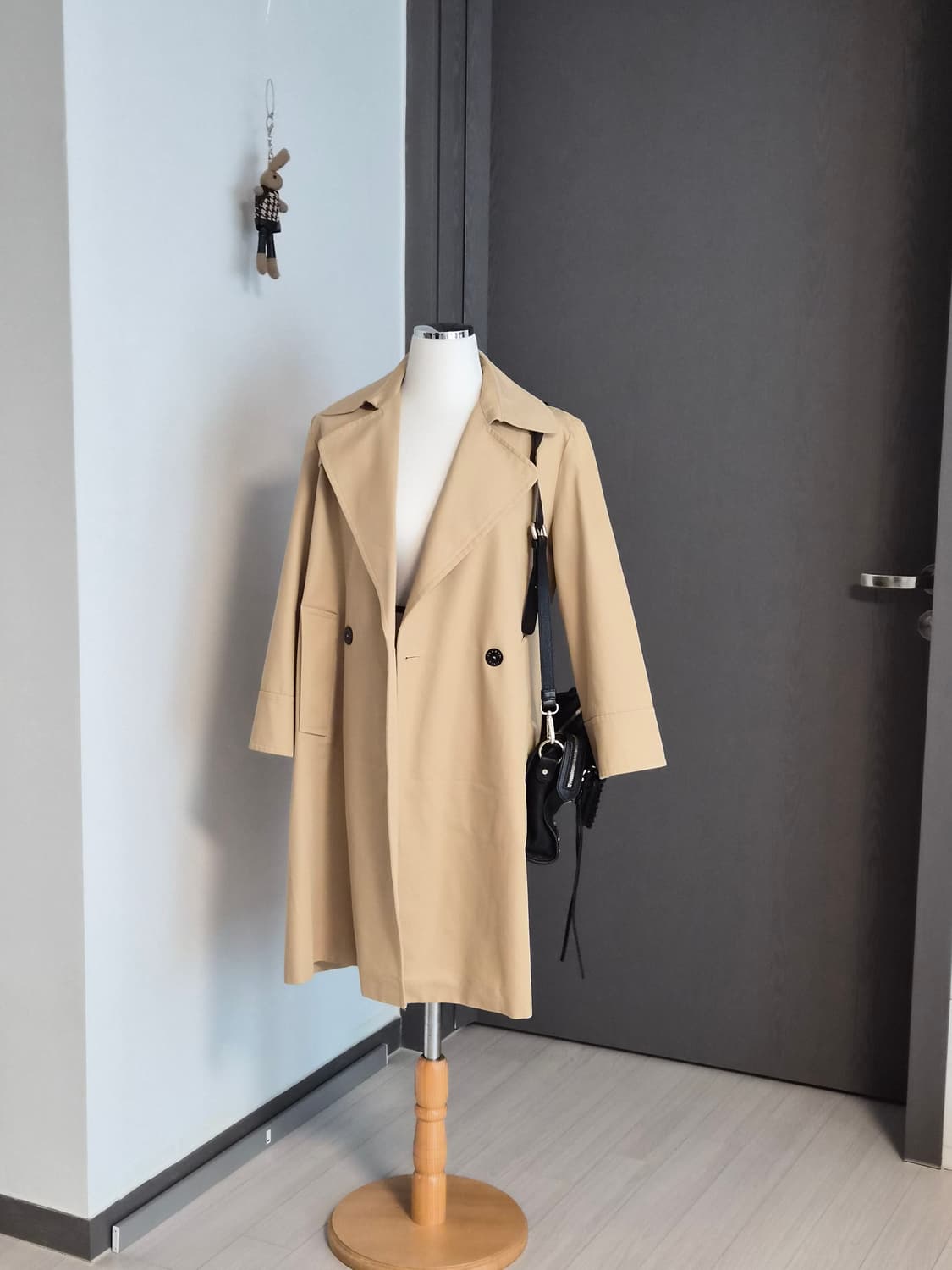 [Sandro] 산드로 베이지 더블 버튼 트렌치코트 (사이즈 36) 상품이미지2