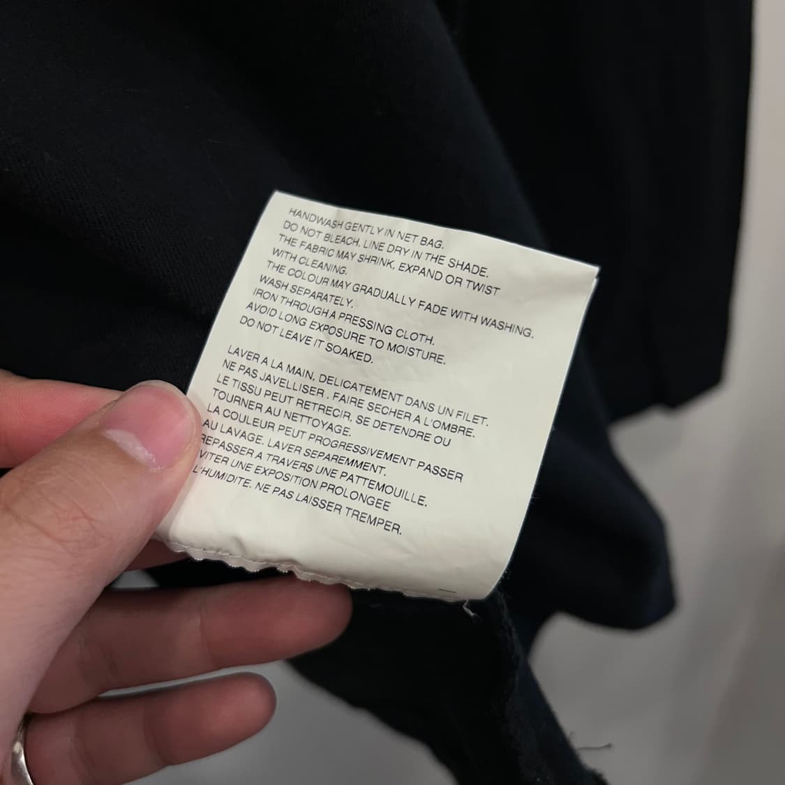 꼼데가르쏭 시그니처 레드하트 코튼 롱슬리브 상품이미지6