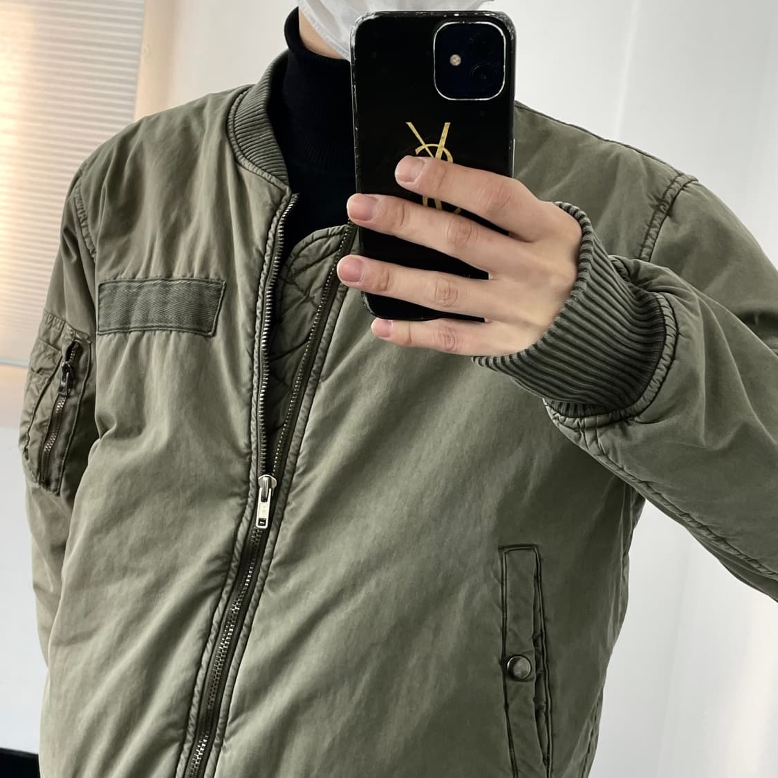 XL 밀리터리 핸드워머 MA-1 봄버 자켓 상품이미지3