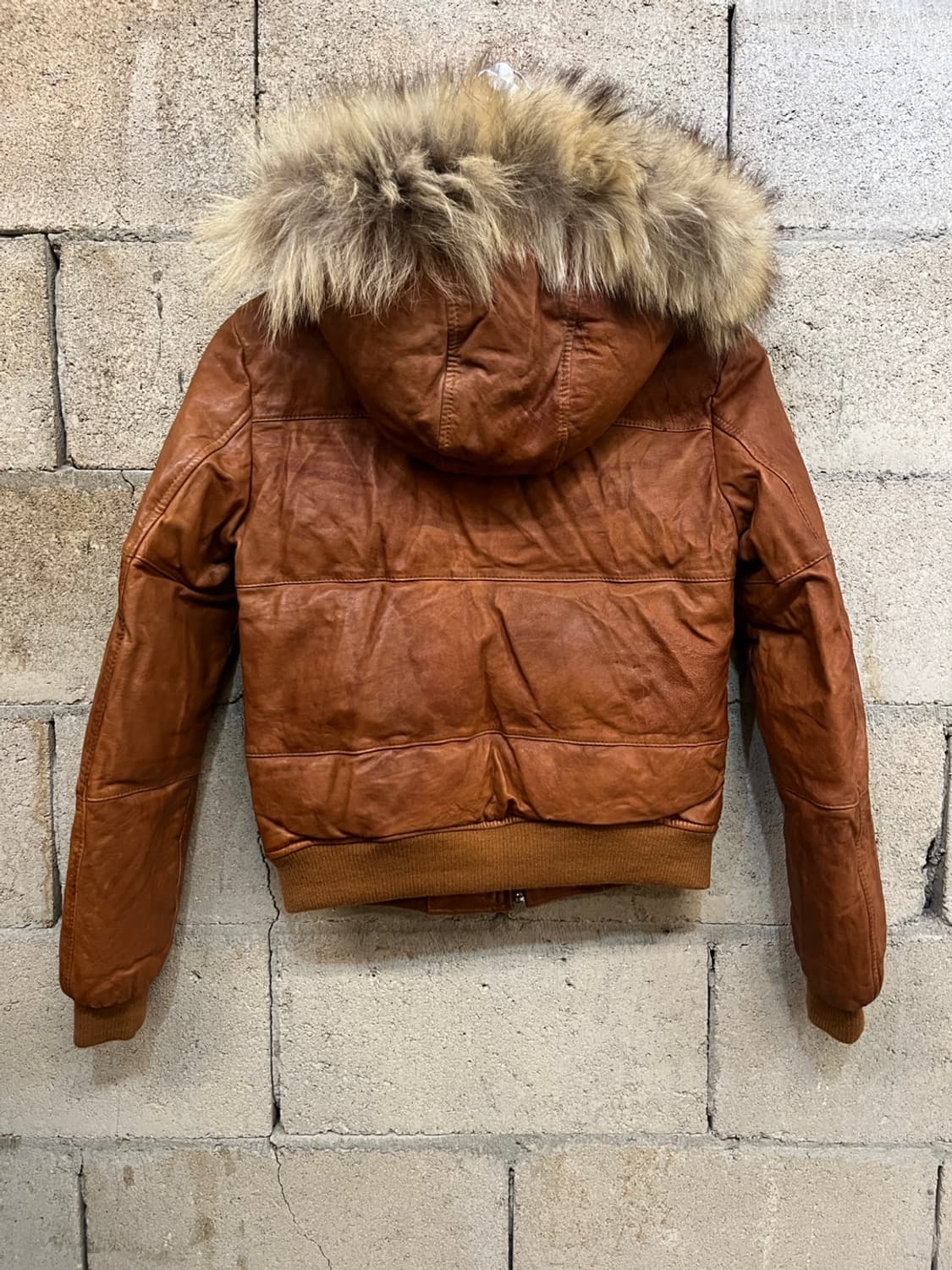 유즈드 퍼 레더 자켓 상품이미지4