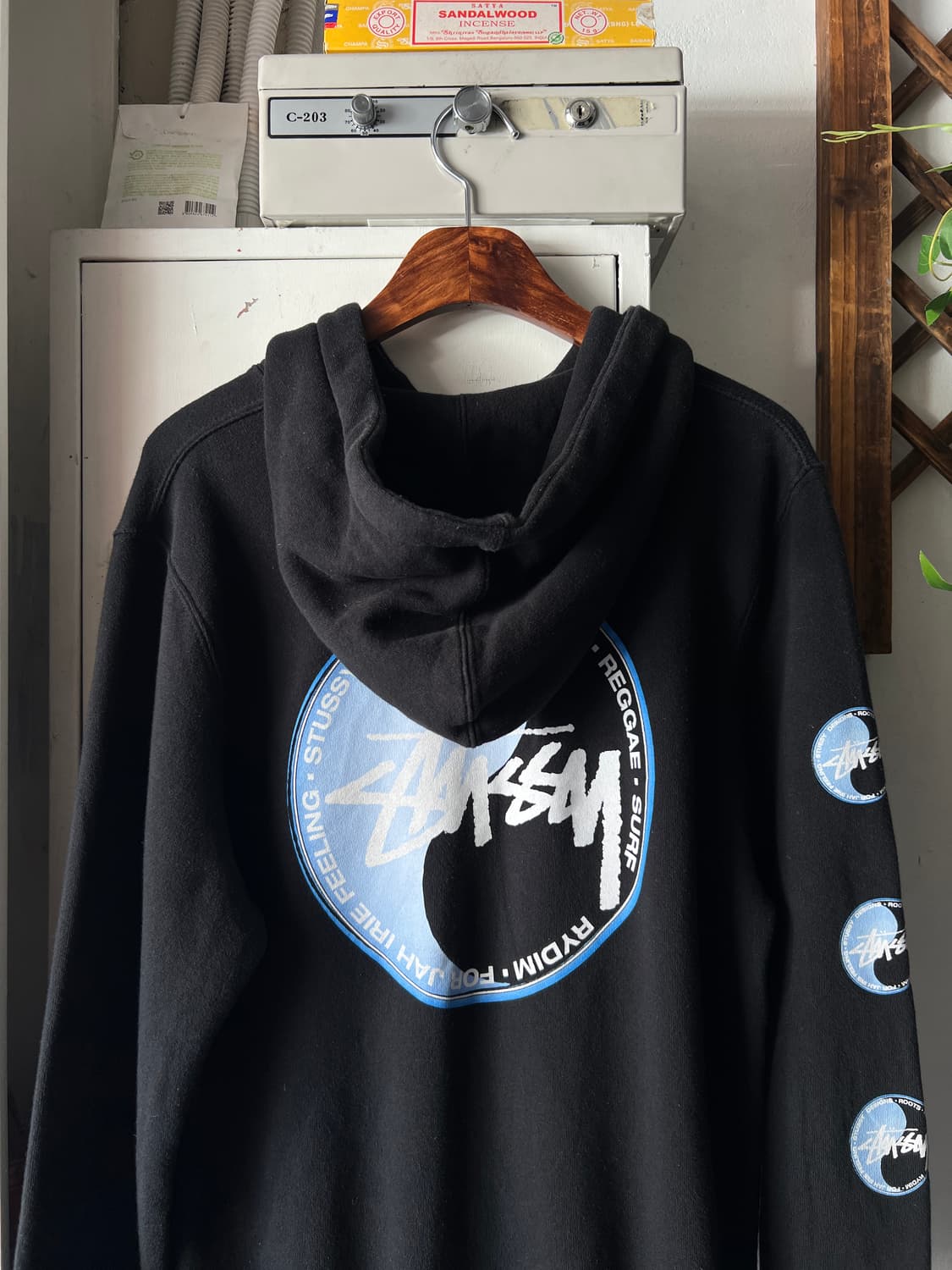 [S]Stussy USA 스투시 디자인 서핑 후드 티셔츠 상품이미지6