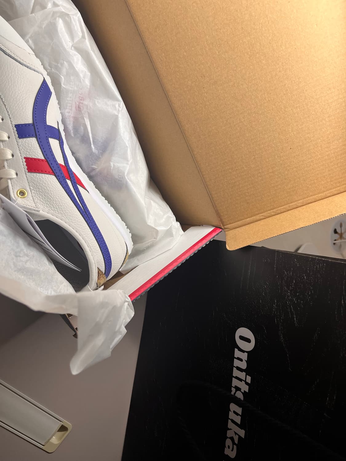 오니츠카타이거 멕시코 66 화이트 다크 블루 상품이미지1