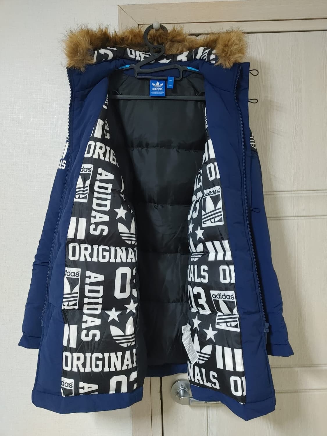 아디다스 롱파카 네이비 085 상품이미지5