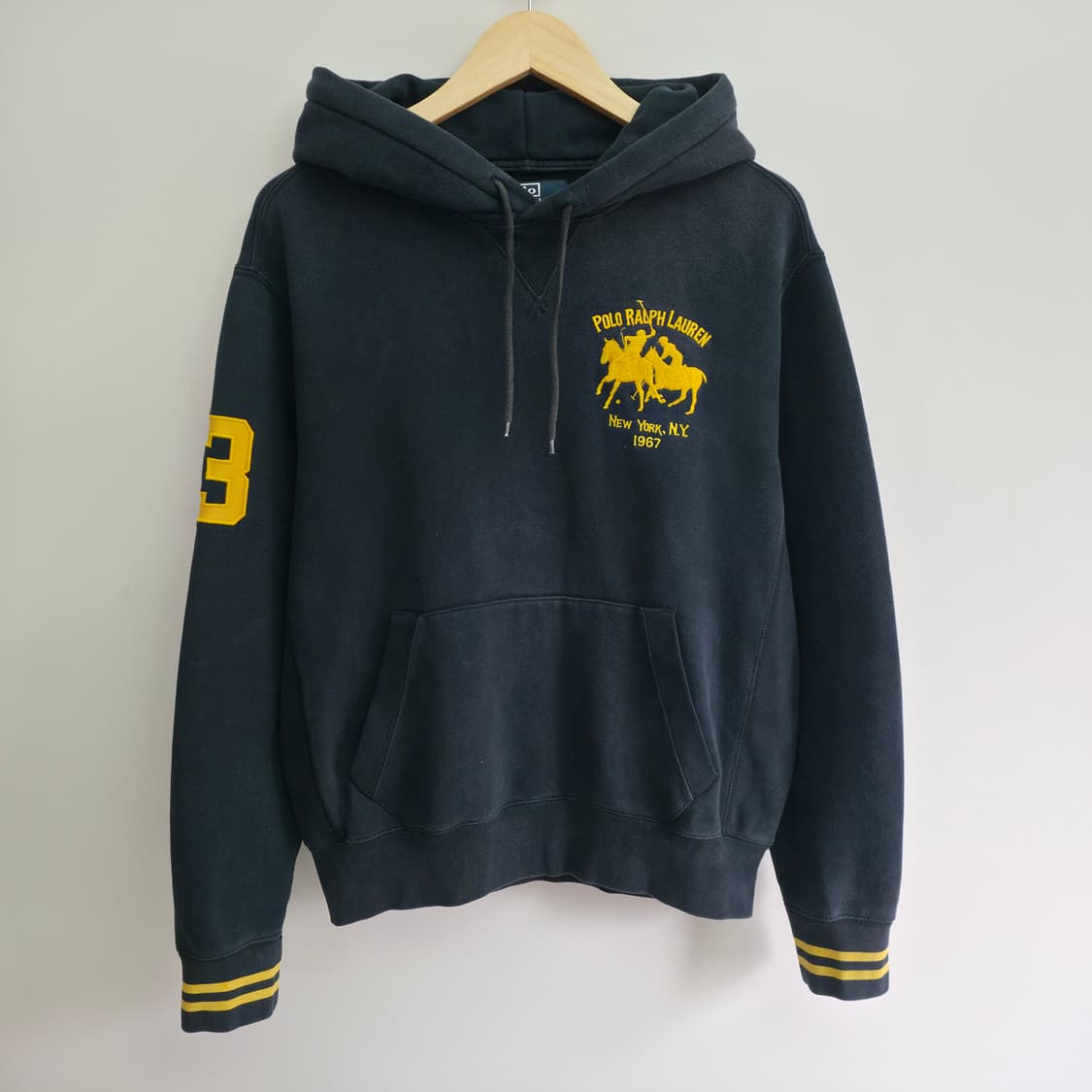 [L] 00's 폴로 랄프로렌 헤비코튼 빅포니 후드티 상품이미지1