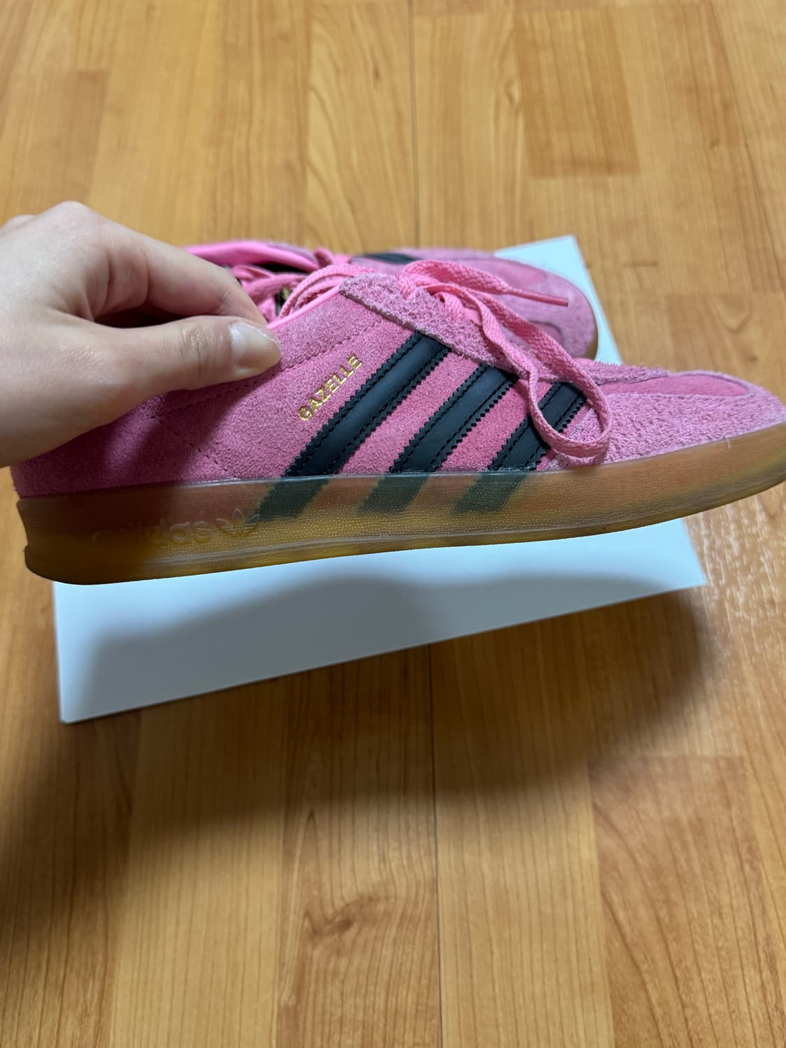 아디다스 가젤 인도어 핑크 245 상품이미지5