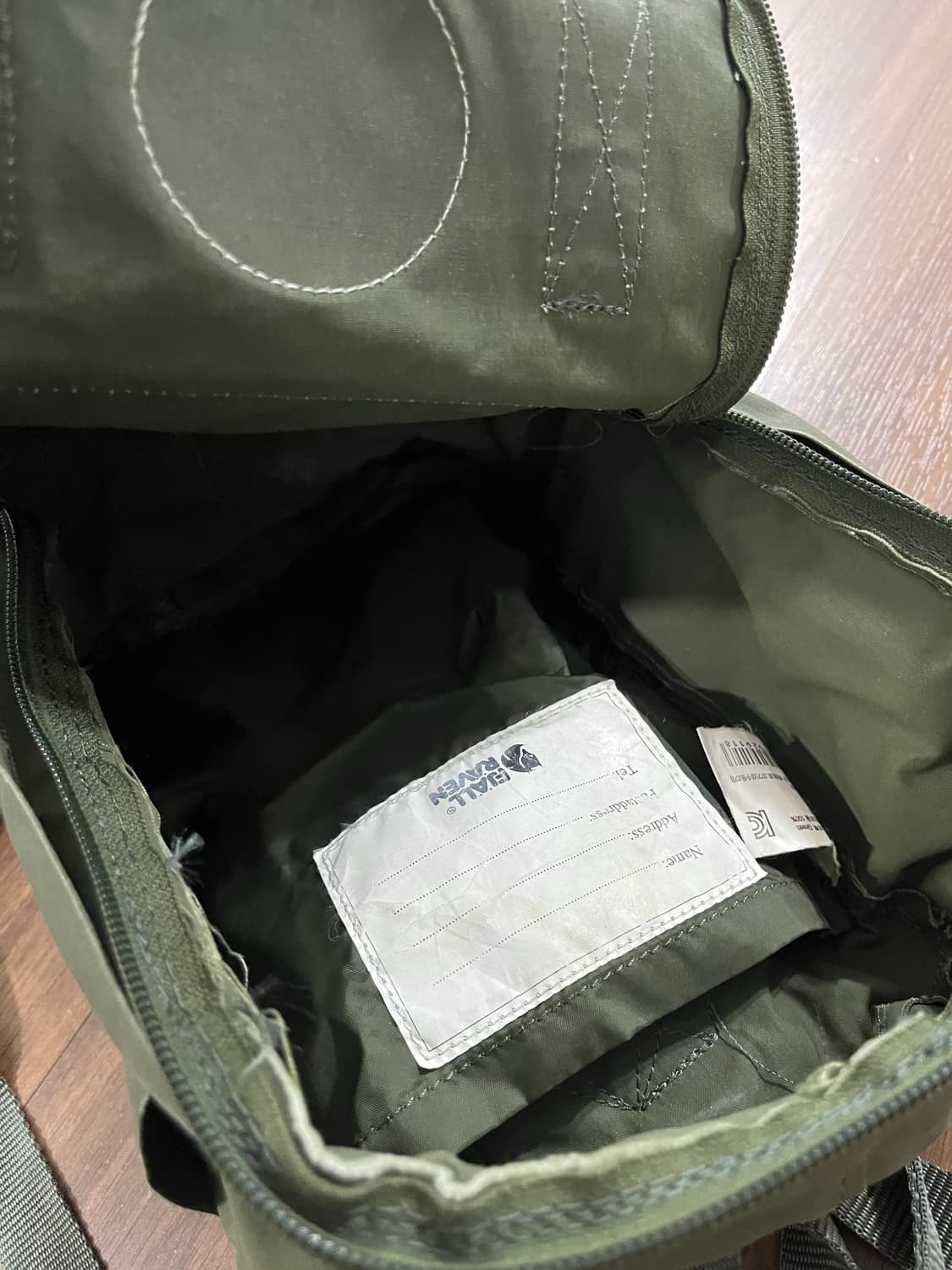 피엘라벤 칸켄 미니백팩 그린 상품이미지6