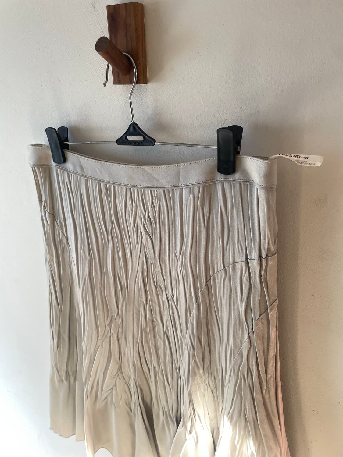 Vintage Burberry Fluid Pleated Skirt 상품이미지4