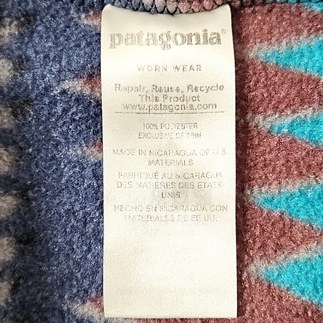 10s 파타고니아 신칠라 스냅티 풀오버 아즈텍 패턴 상품이미지7