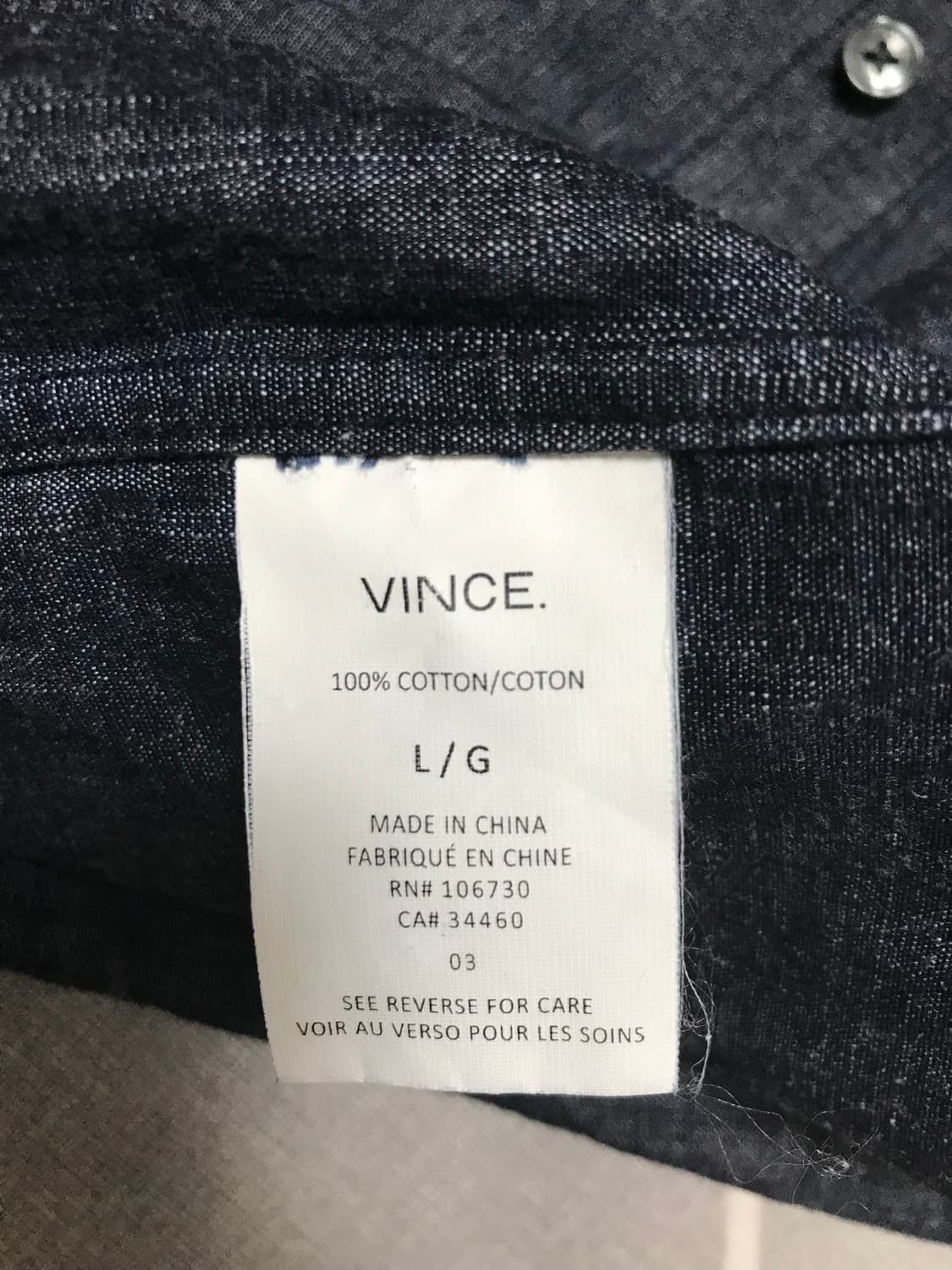 Vince 데님 셔츠  상품이미지2