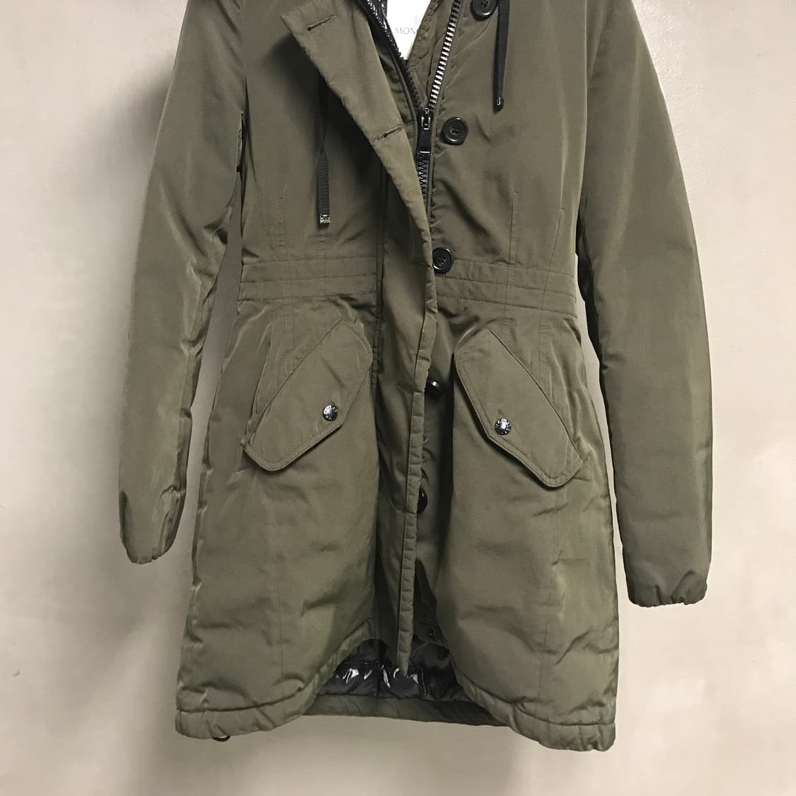 몽클레어 패딩 자켓 카키 1(W) 상품이미지3