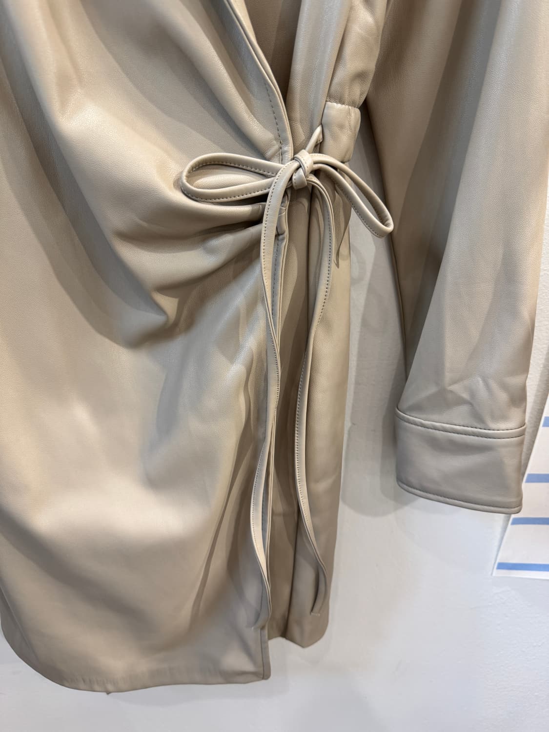 zara 페이크레더 랩 원피스 상품이미지3