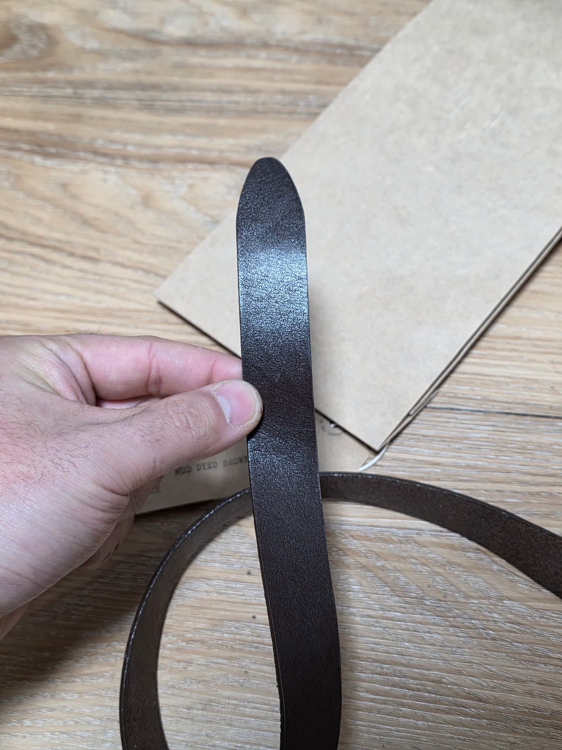 1회착 택포20만)25fw타이가 타카하시 003벨트 머드다이 상품이미지5