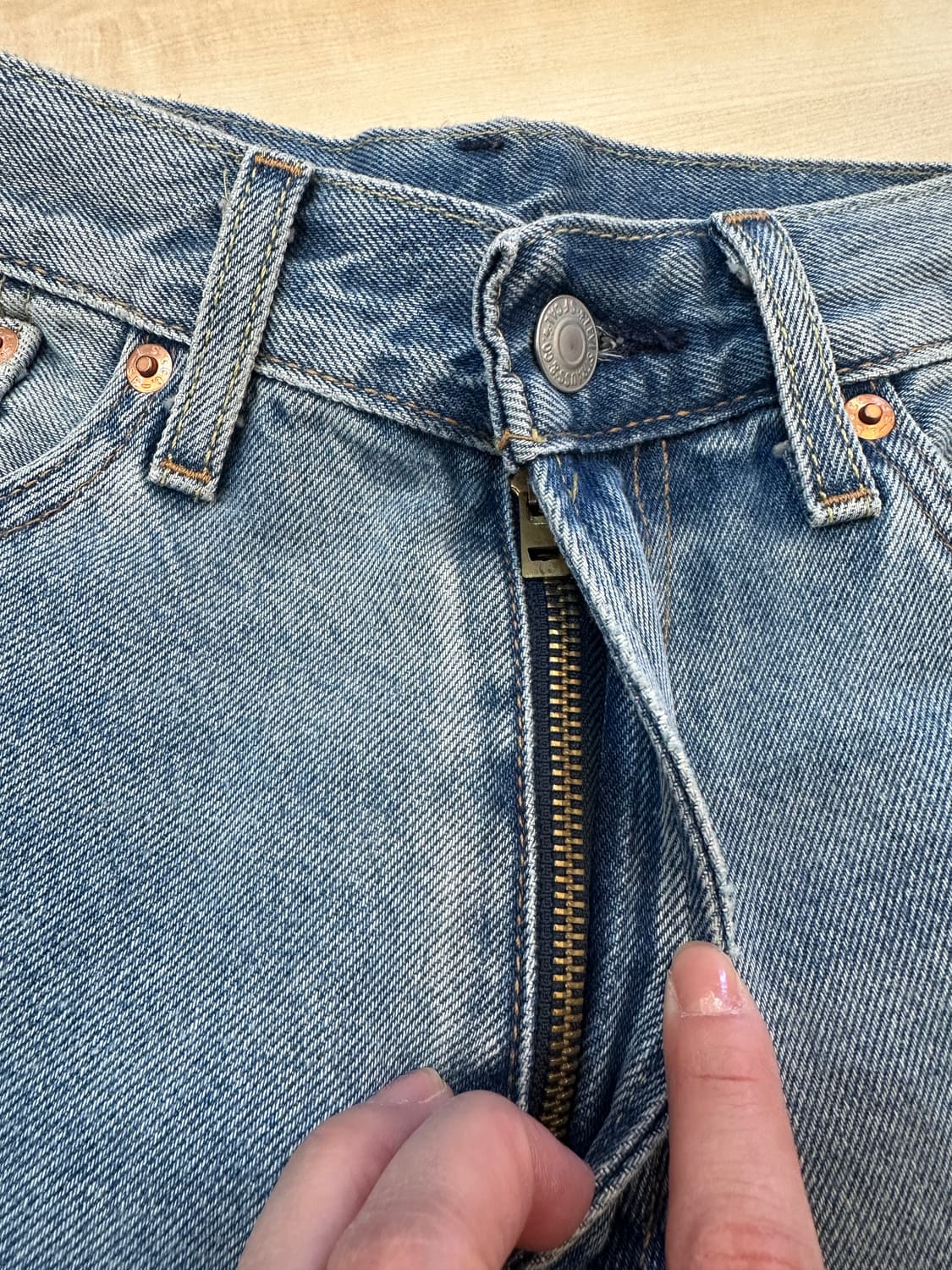 28) 리바이스 551 연청 슬림 일자 청바지 상품이미지6