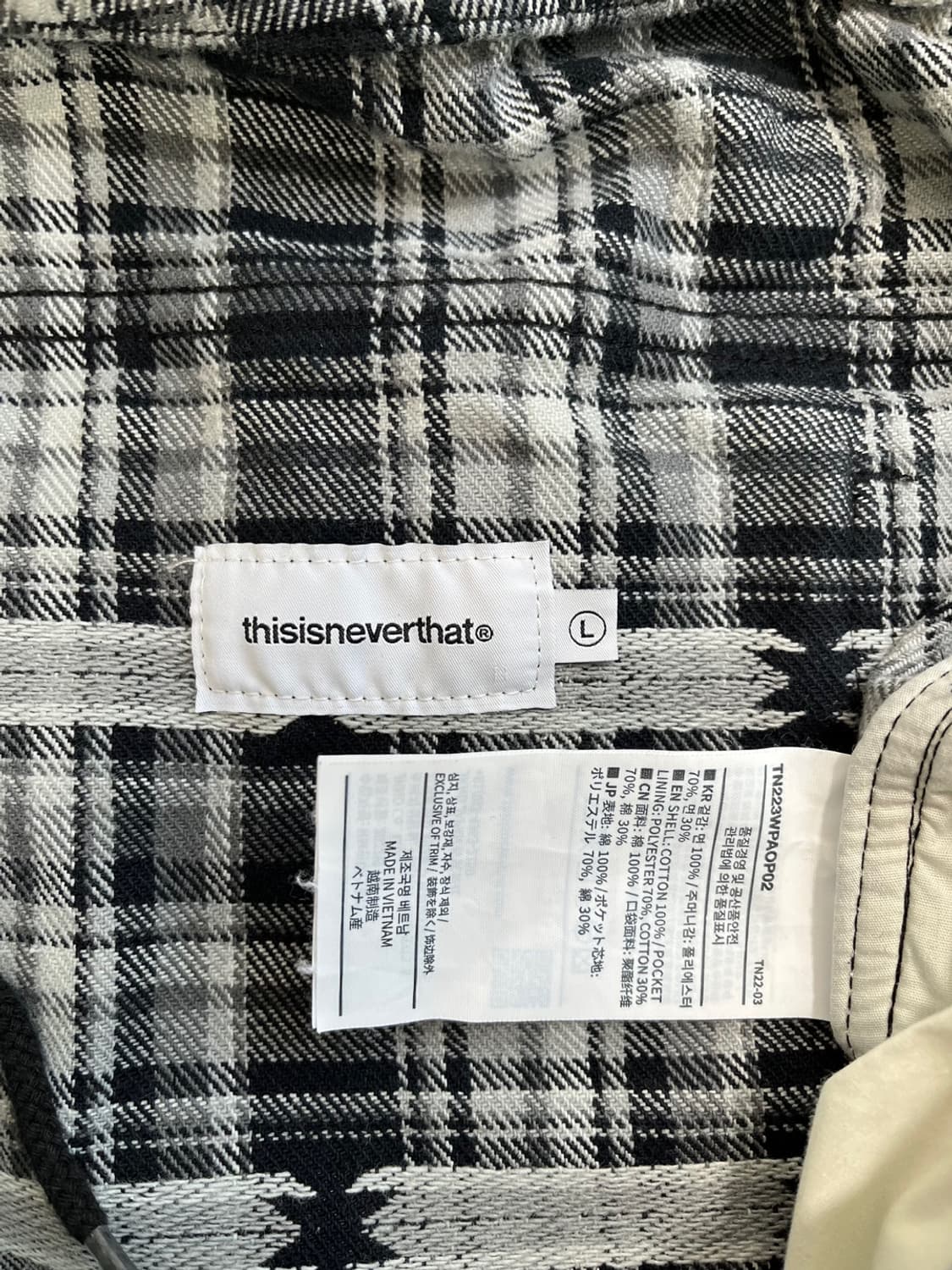 디스이즈네버댓 체크 팬츠/#2596 상품이미지5