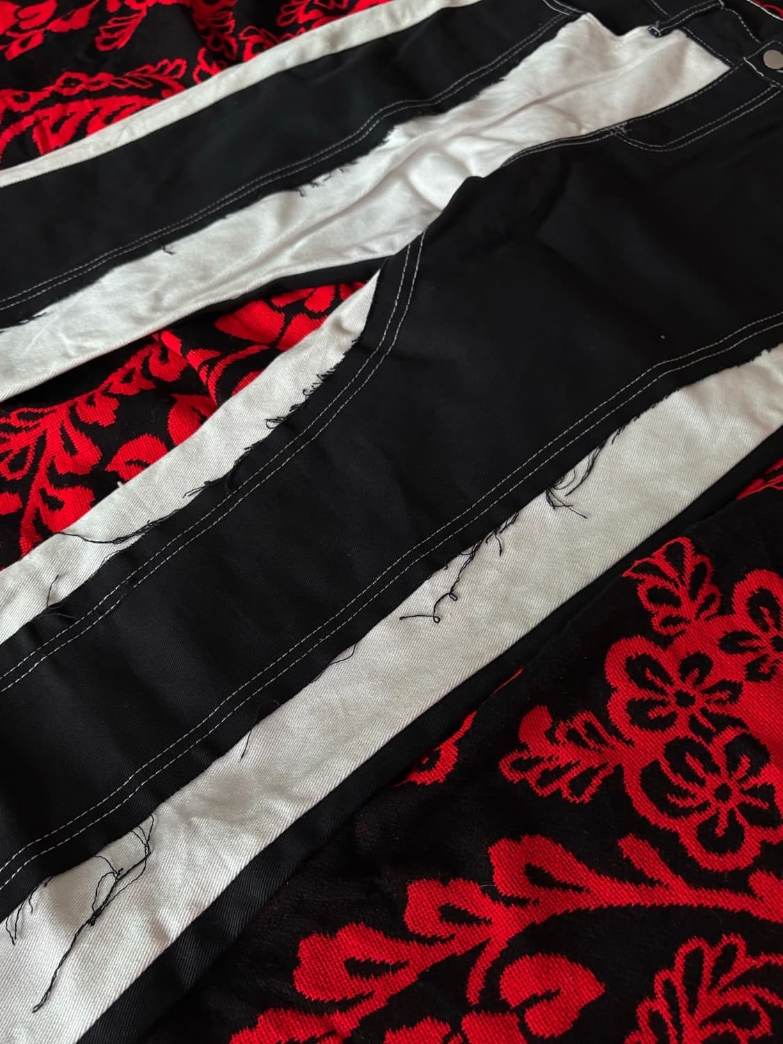 Cowboy black&white Flare pants 상품이미지3
