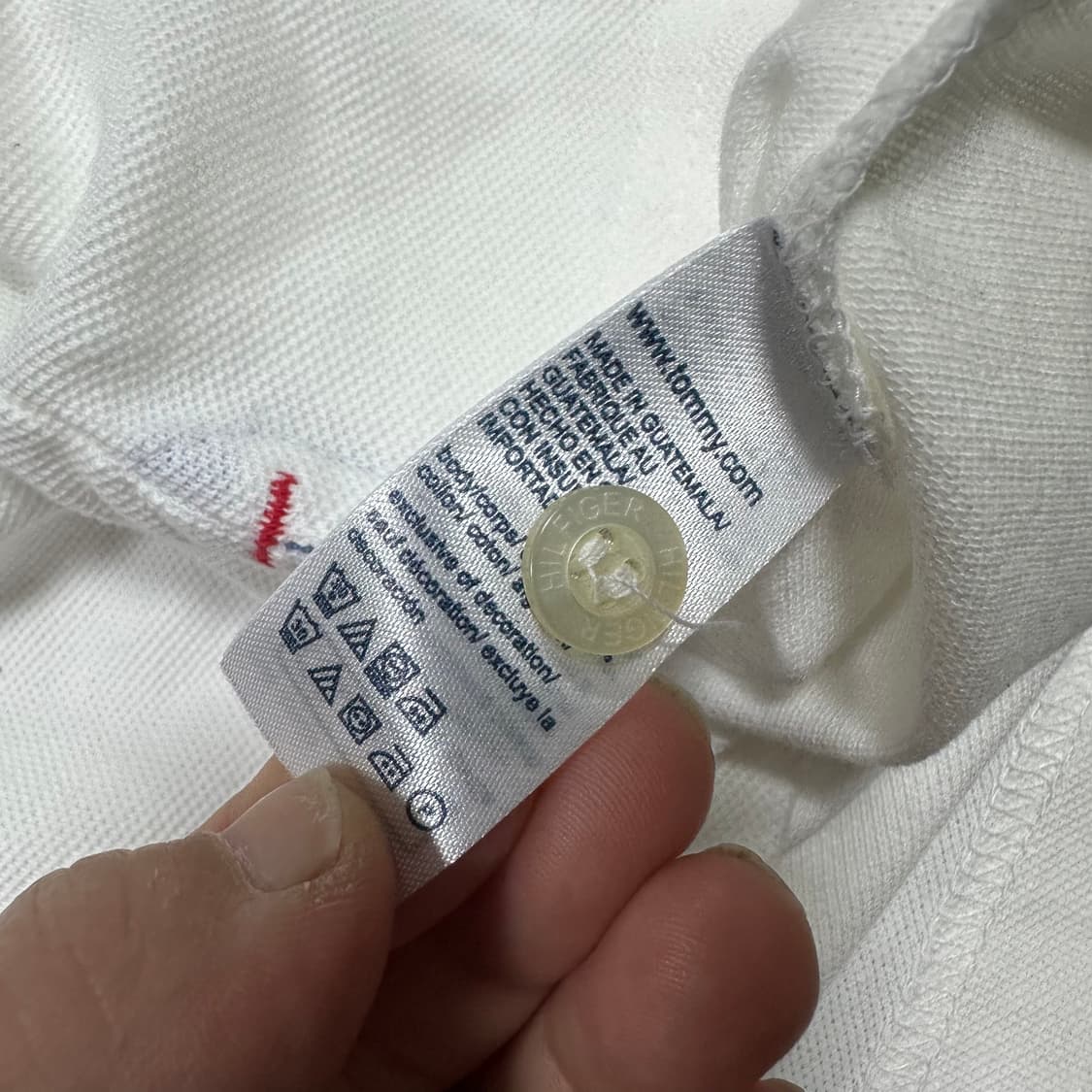 ✨ (새상품) 타미 힐피거 화이트 PK 카라 반팔티  상품이미지4