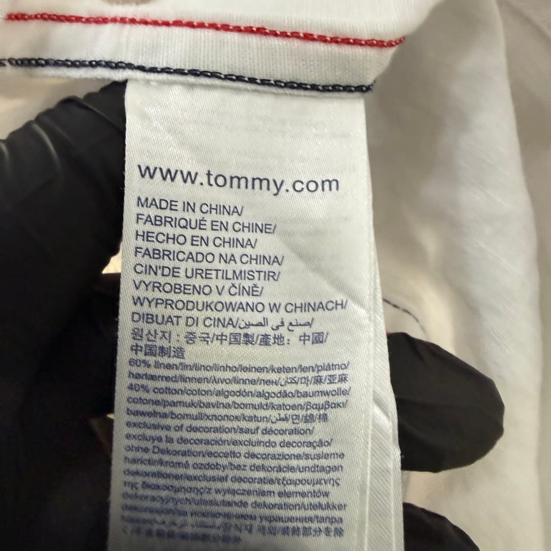 XS 타미힐피거 린넨 셔츠 0225T1 상품이미지4