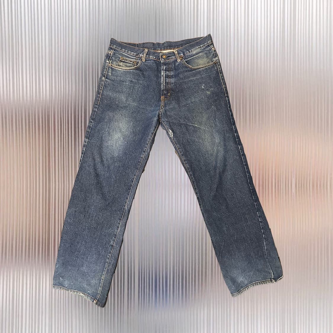 에비수 빅로고 데님팬츠 36 상품이미지2