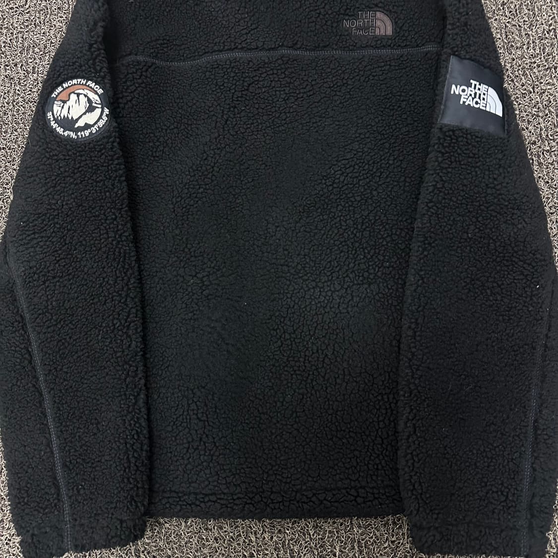 노스페이스 화이트라벨 뽀글이 털 후리스 자켓 블랙 90(S) 상품이미지5