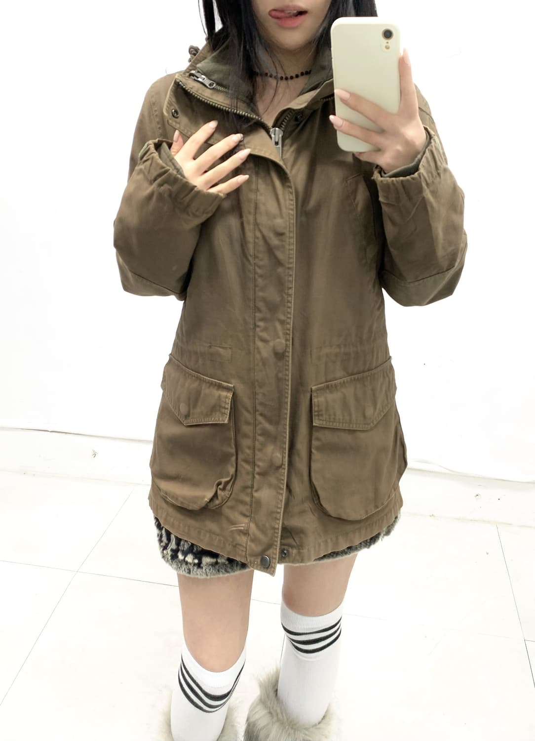 [SHIPS] 쉽스 울프죠 리버시블 투웨이 야상 자켓 상품이미지3