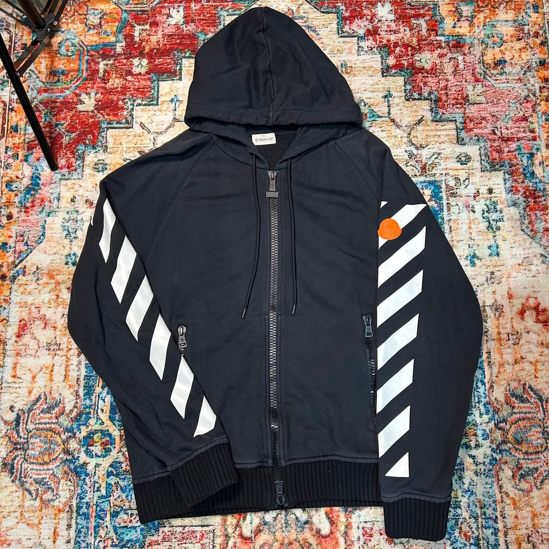 [2XL] ✨유일매물✨오프화이트X몽클레르 17ss 후드집업 상품이미지1