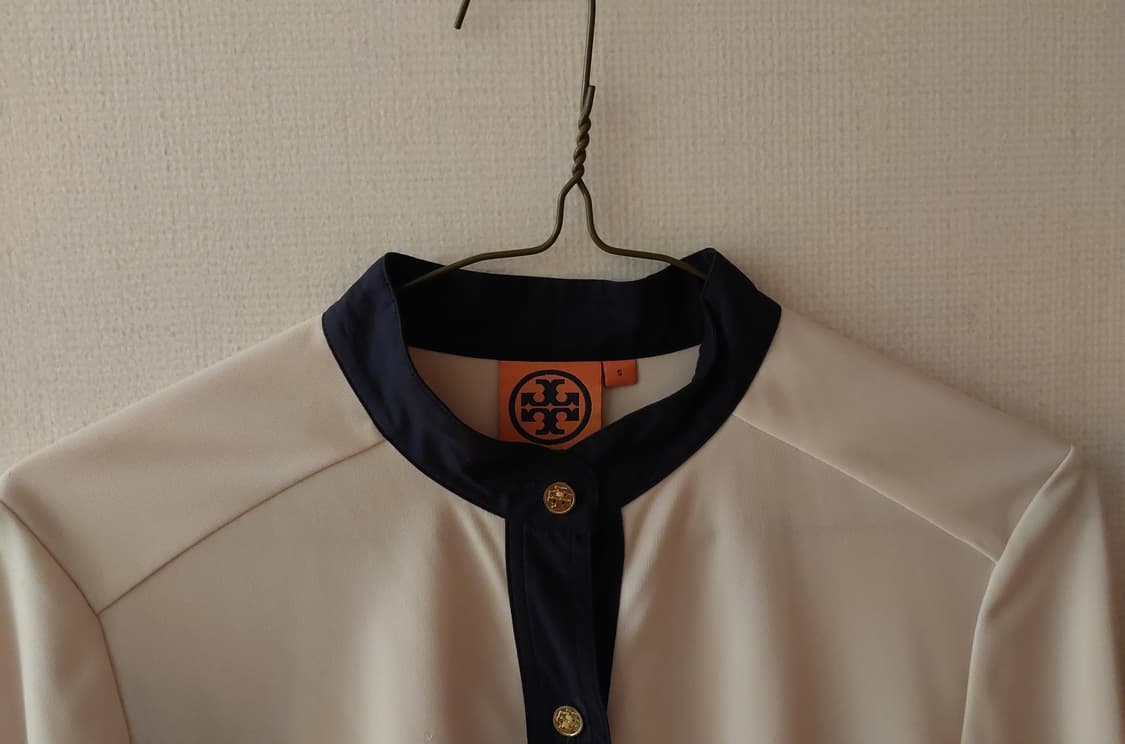 토리버치 아이보리 긴팔 블라우스 S 상품이미지3