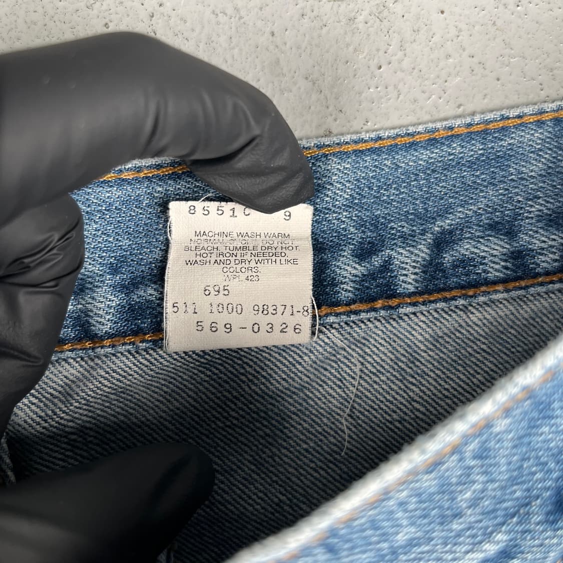 빈티지 리바이스 569 루즈 스트레이트핏 데님 상품이미지5