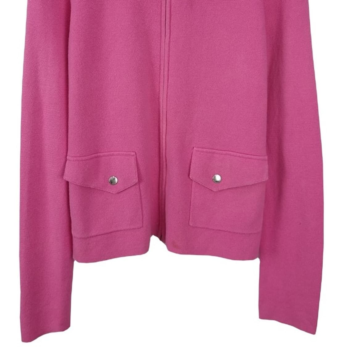 폴로 랄프로렌 니트 집업 바이커 가디건 핑크 M16410 상품이미지5