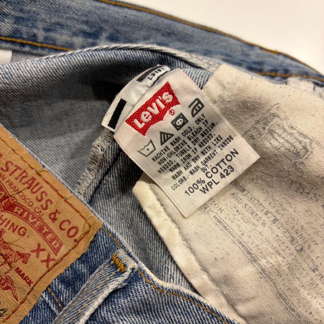 [33x34] 리바이스 501 데님 팬츠 청바지 C421 상품이미지8