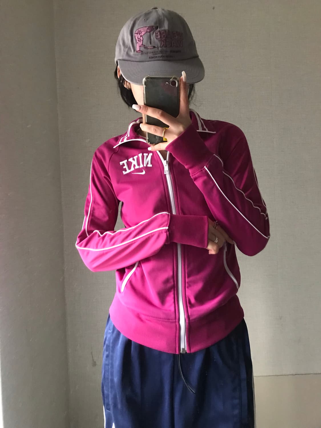 나이키 핑크 슬림핏 져지 상품이미지1