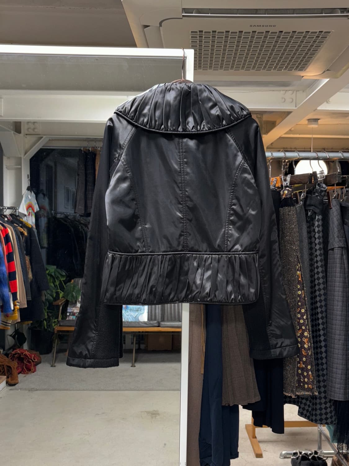 스포츠막스 크롭 게더 자켓 상품이미지2