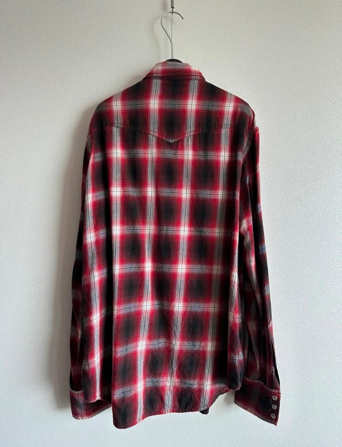생로랑 웨스턴 플란넬 셔츠 L 상품이미지2