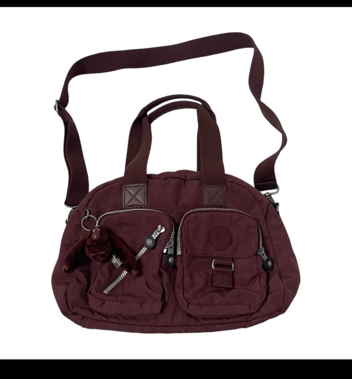 키플링 빈티지 투포켓 버건디 레드 마룬 와인 크로스백 가방 상품이미지1