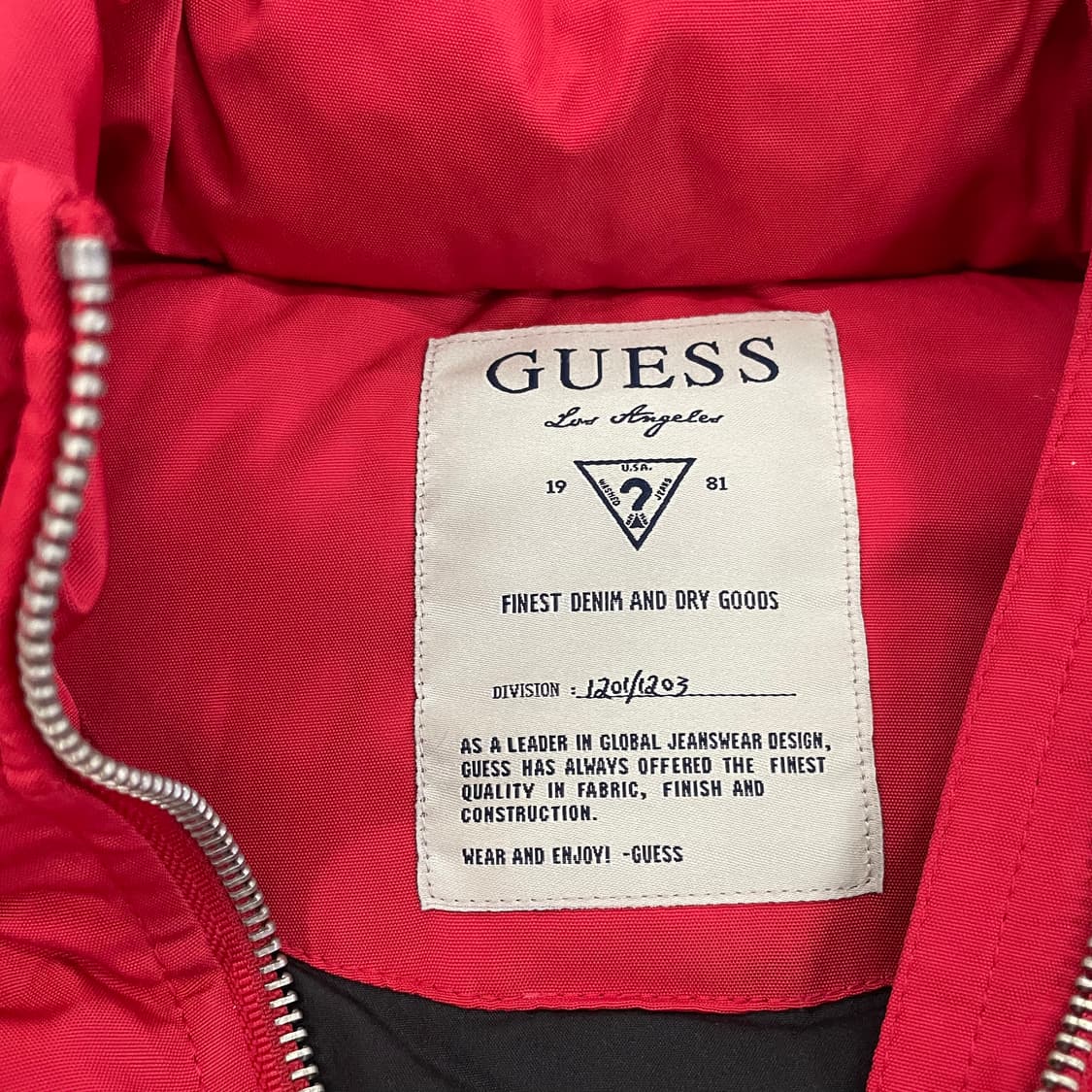 [60] 게스 덕다운 패딩점퍼 1209EB1 상품이미지3