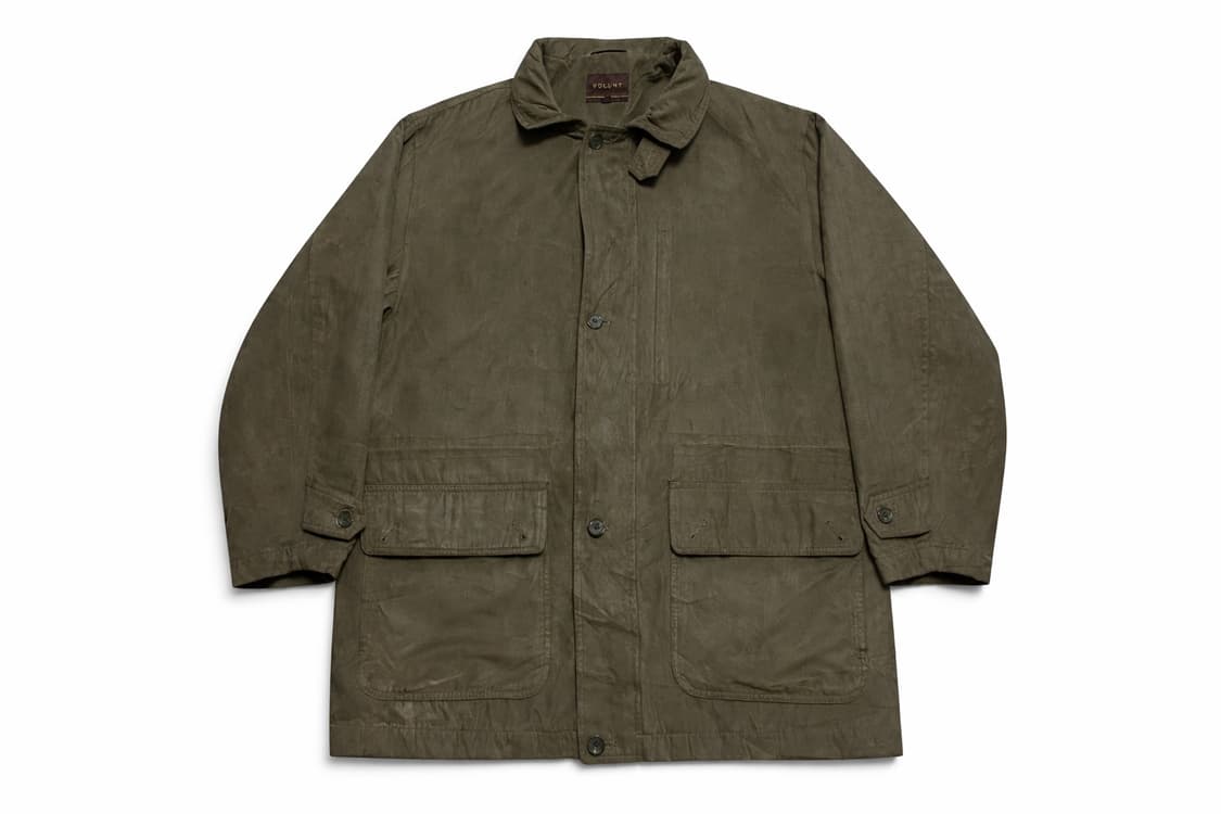 JPN 일본 빈티지 y2k 아메카지 카키브라운 스웨이드 필드자켓 헌팅자켓 상품이미지1