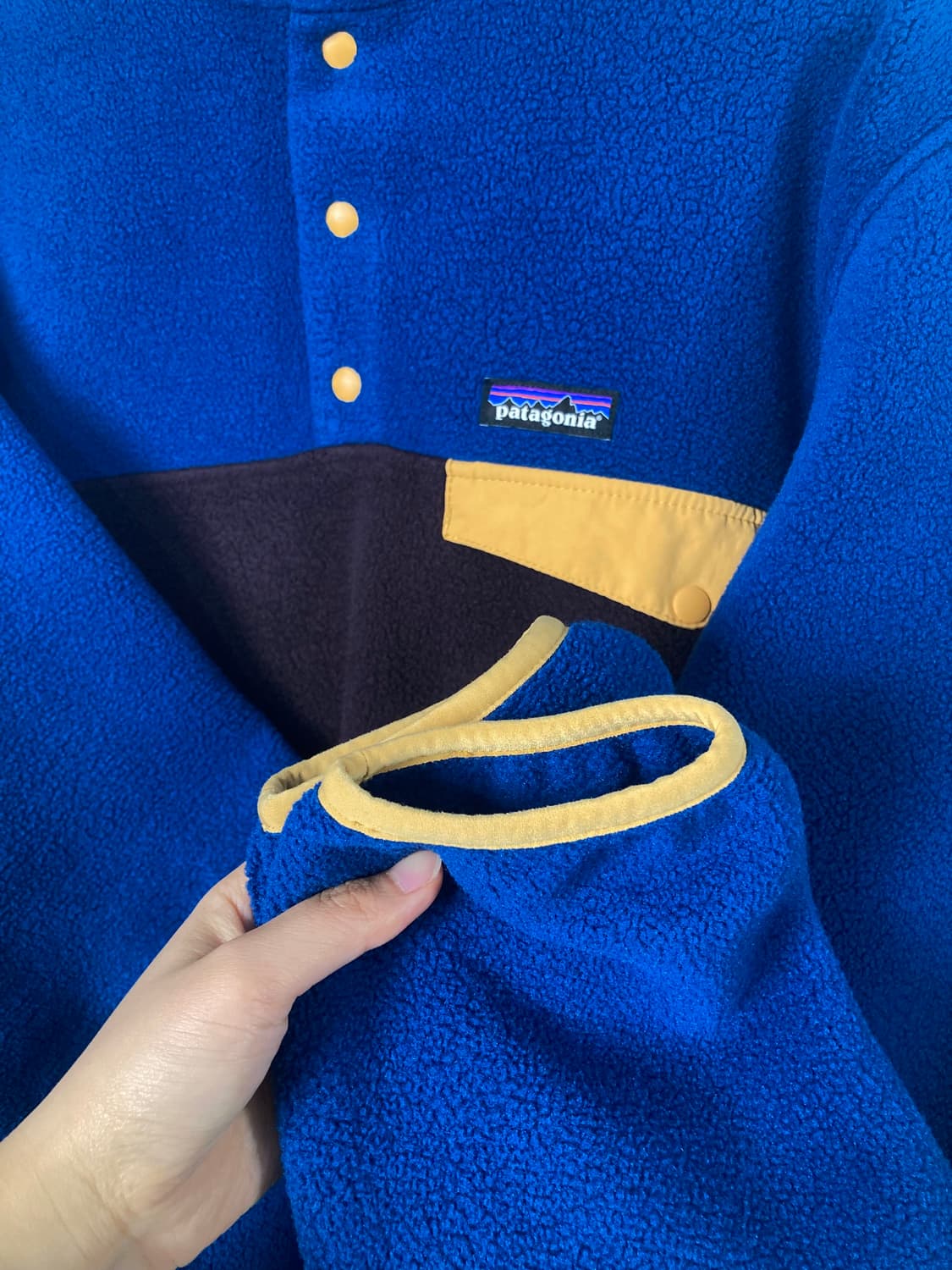 파타고니아 신칠라 풀오버 옵시디언 플럼 (XL) 상품이미지4