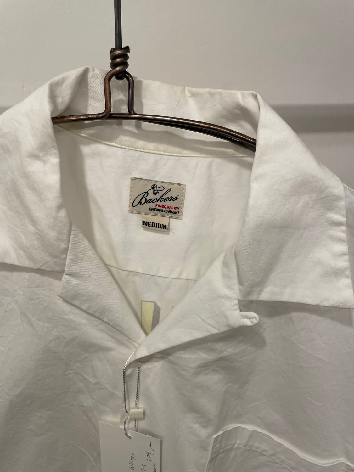 backer's open collar white shirt 상품이미지2