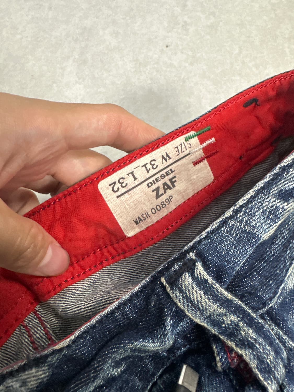 디젤 ZAF 워싱 플레어 진 상품이미지6