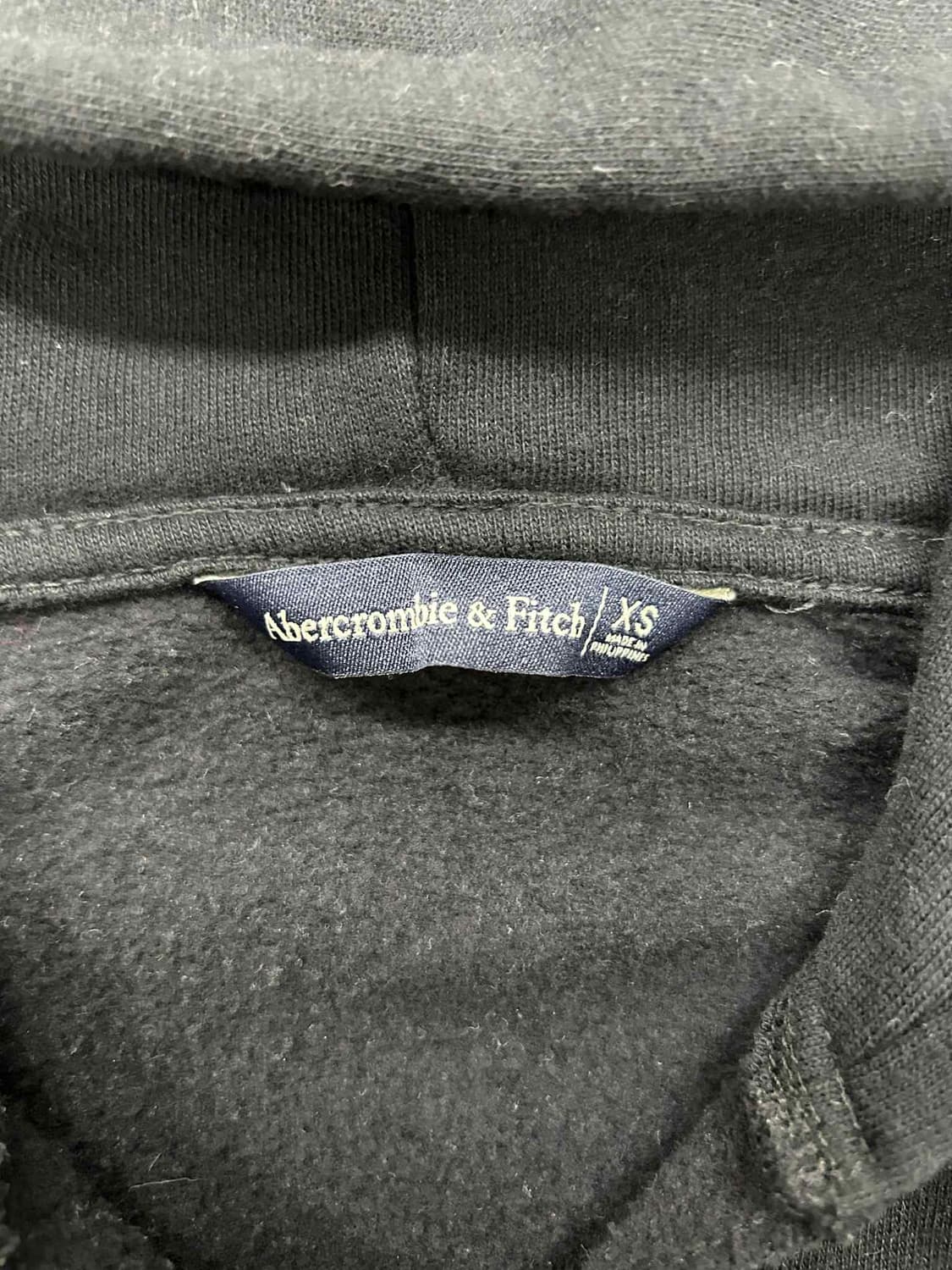 아베크롬비 y2k 블랙 걸즈 스웨트셔츠 후드티(XS) 상품이미지4