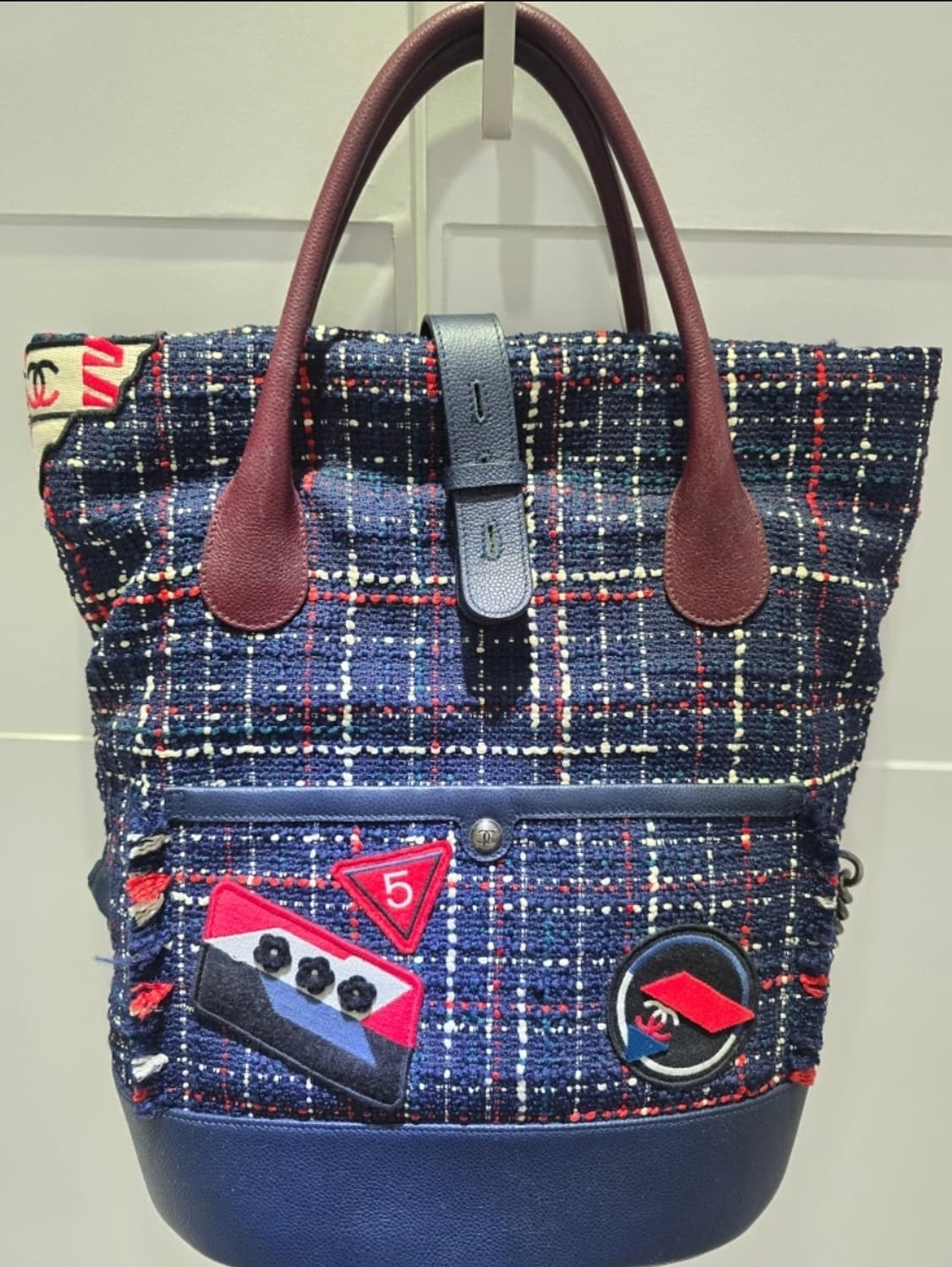 Chanel 크루즈 트위드 백팩 / 토트백 (쇼 샘플 레어템) 상품이미지9