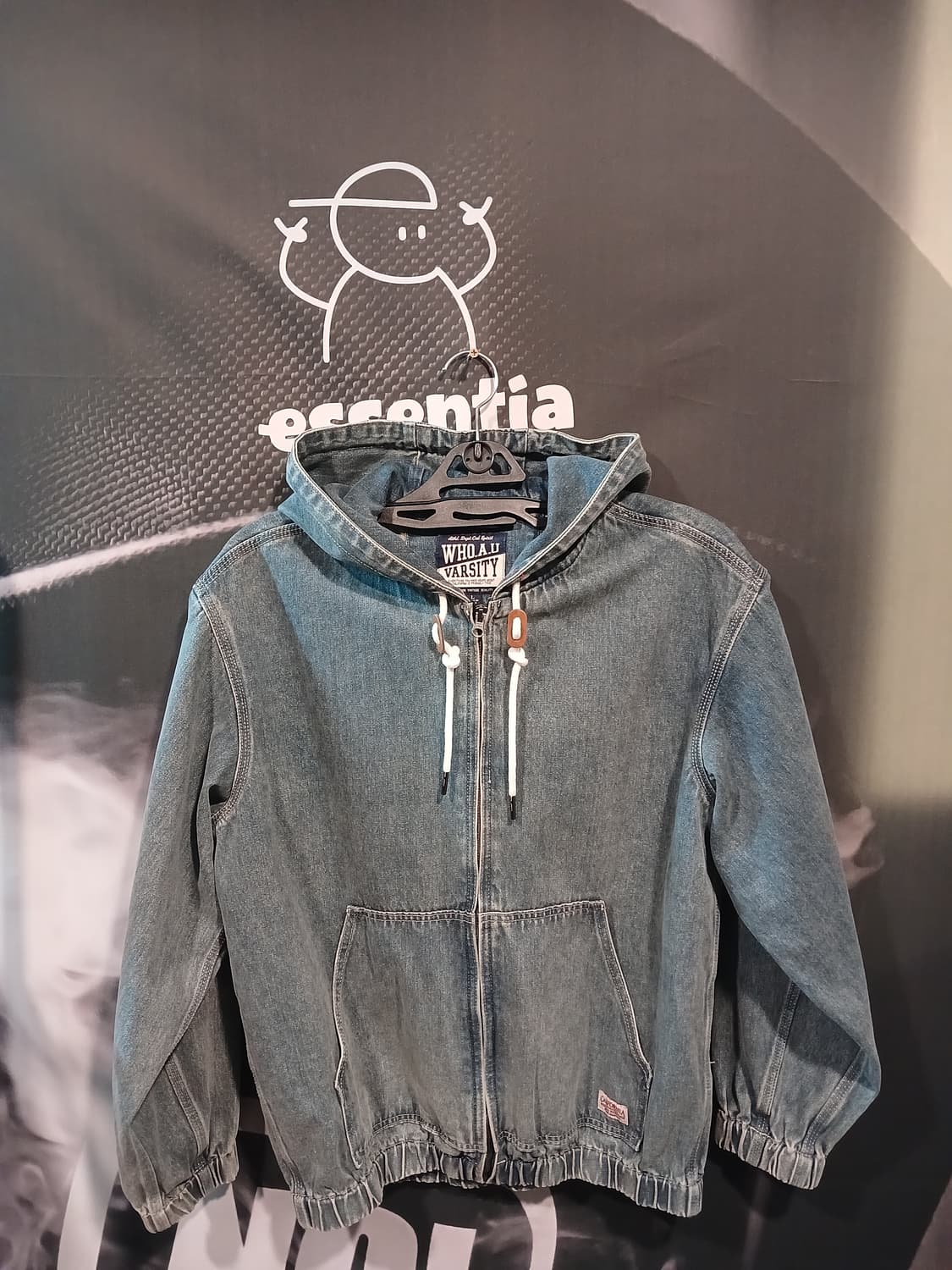 후아유 데님 후드집업 상품이미지1