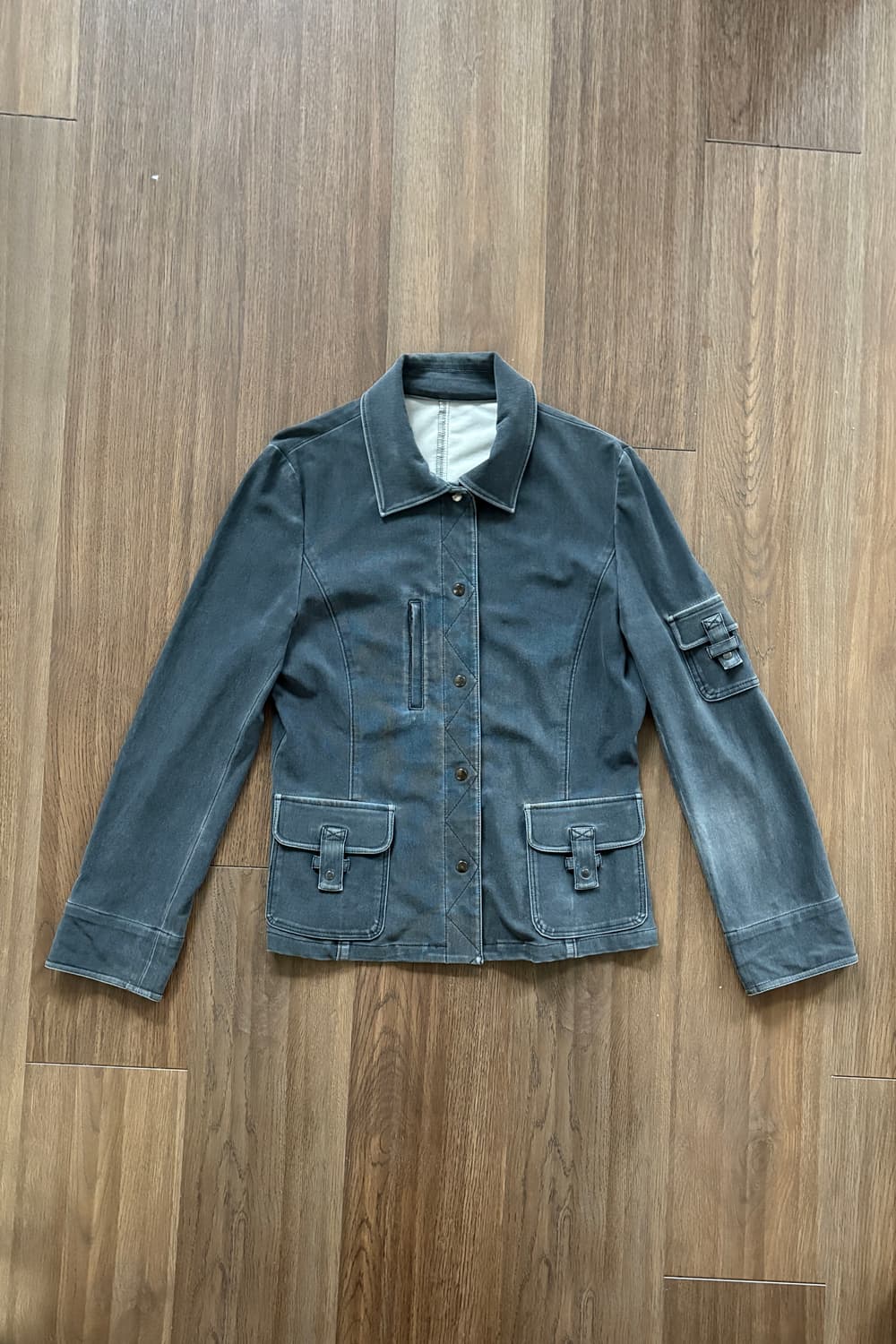 Utility Multi-Pocket Denim Jacket 상품이미지4