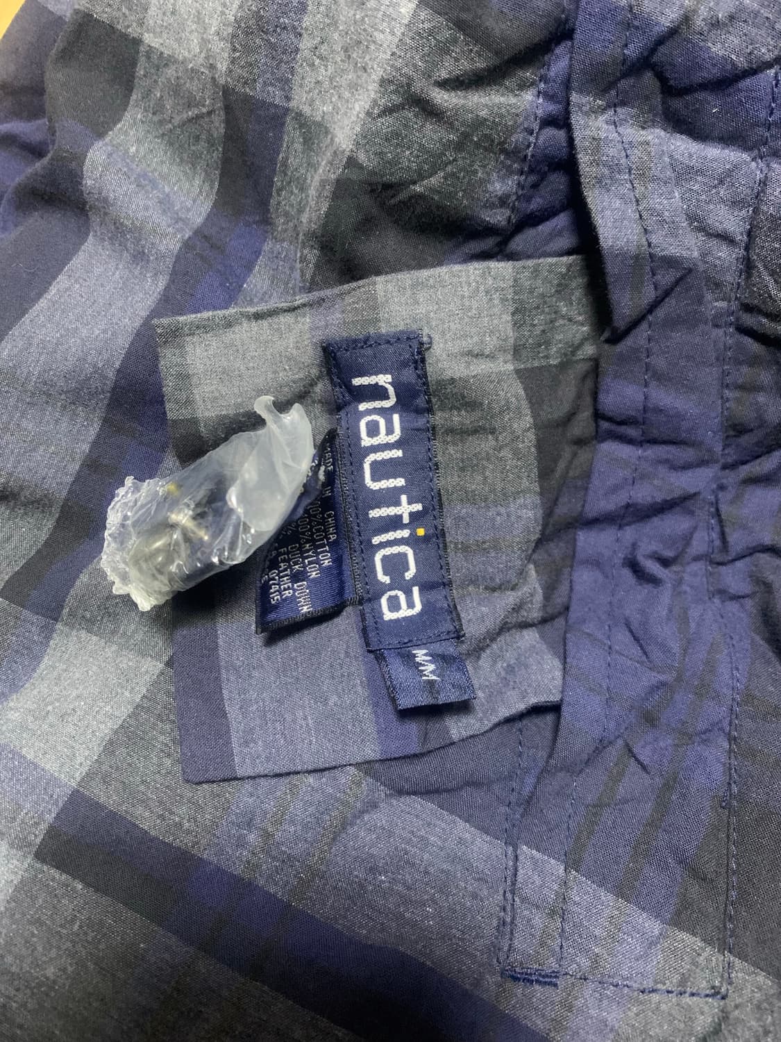 (상태좋음/빵빵함🏂) 노티카 다크네이비 리버시블 오리털 패딩 상품이미지7