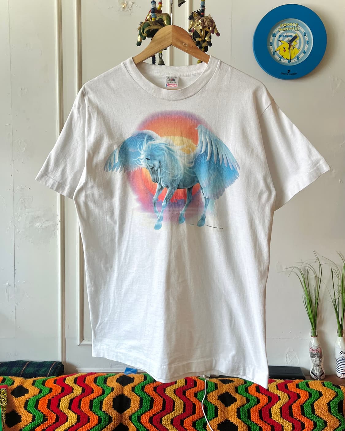 1990s "Pegasus" USA Vintage 1/2 T-Shirt 상품이미지3